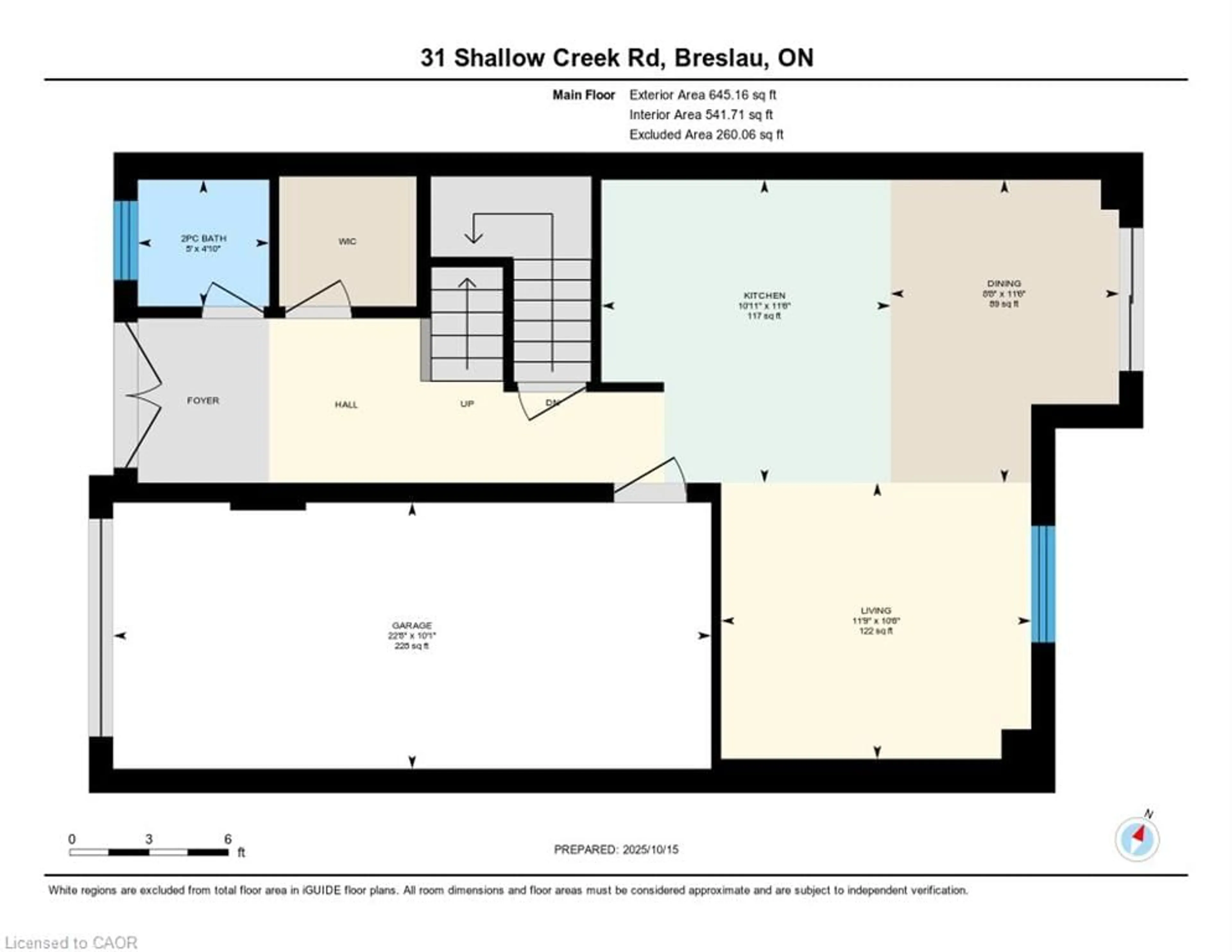 Floor plan for 31 Shallow Creek Rd, Breslau Ontario N0B 1M0