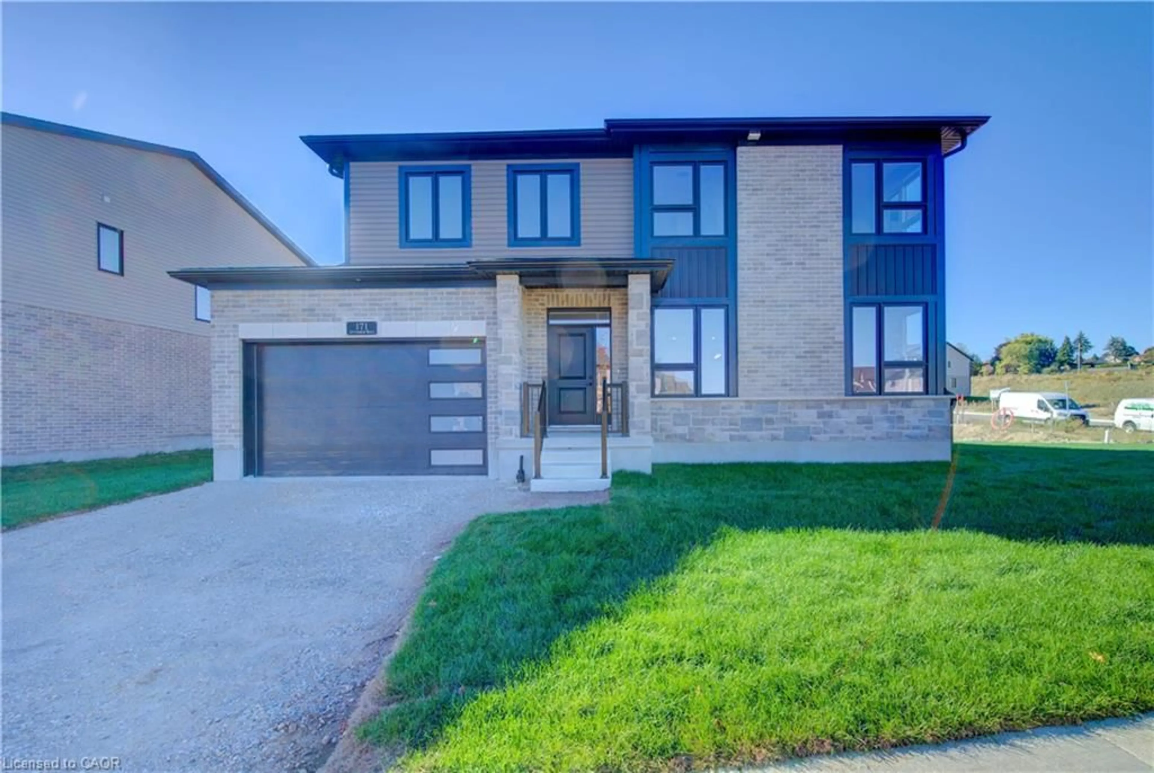 Home with brick exterior material, street for 171 Otterbein Rd, Kitchener Ontario N2B 0A8