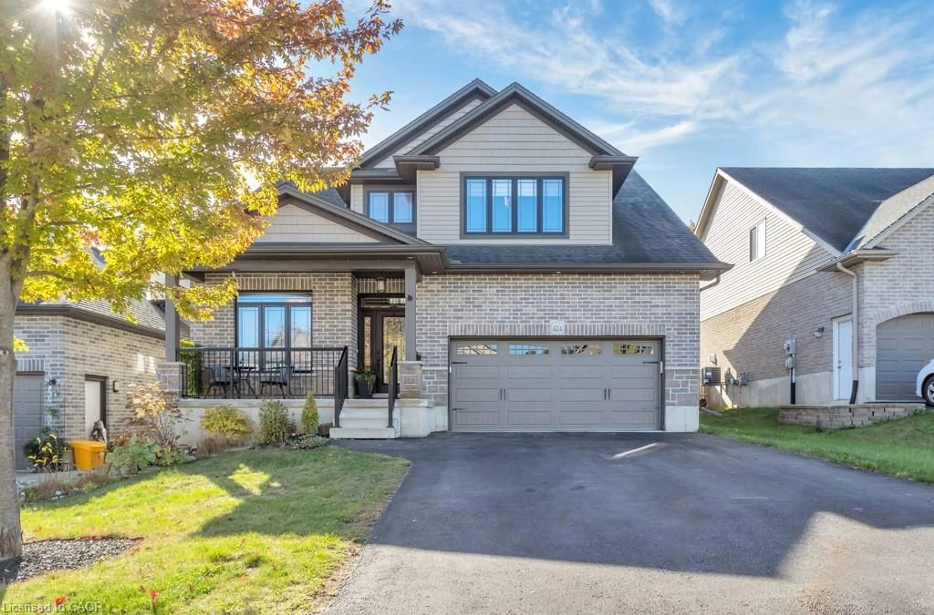 Home with brick exterior material, street for 424 Alan Cres, Woodstock Ontario N4S 0B9