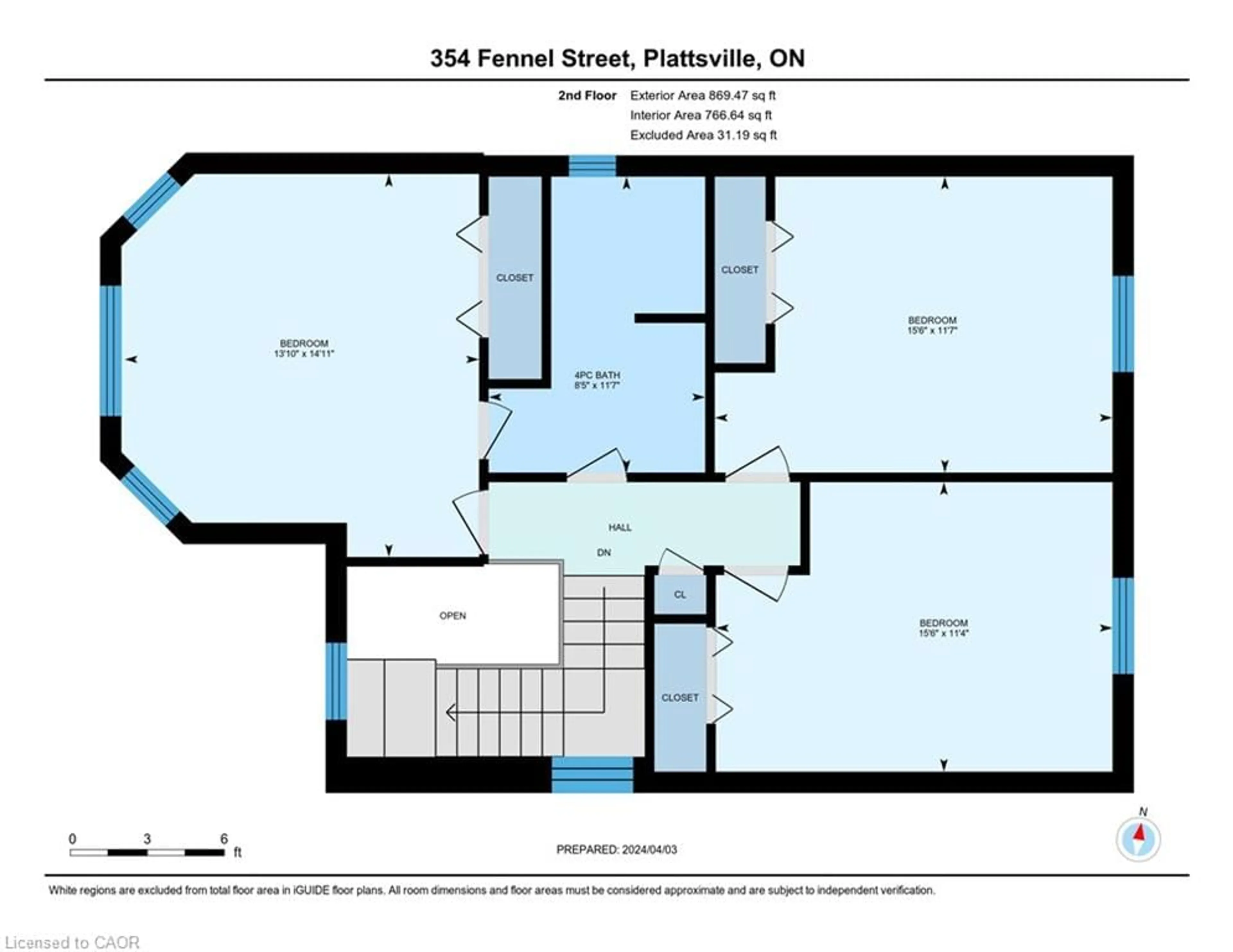 Floor plan for 354 Fennel St, Plattsville Ontario N0J 1S0