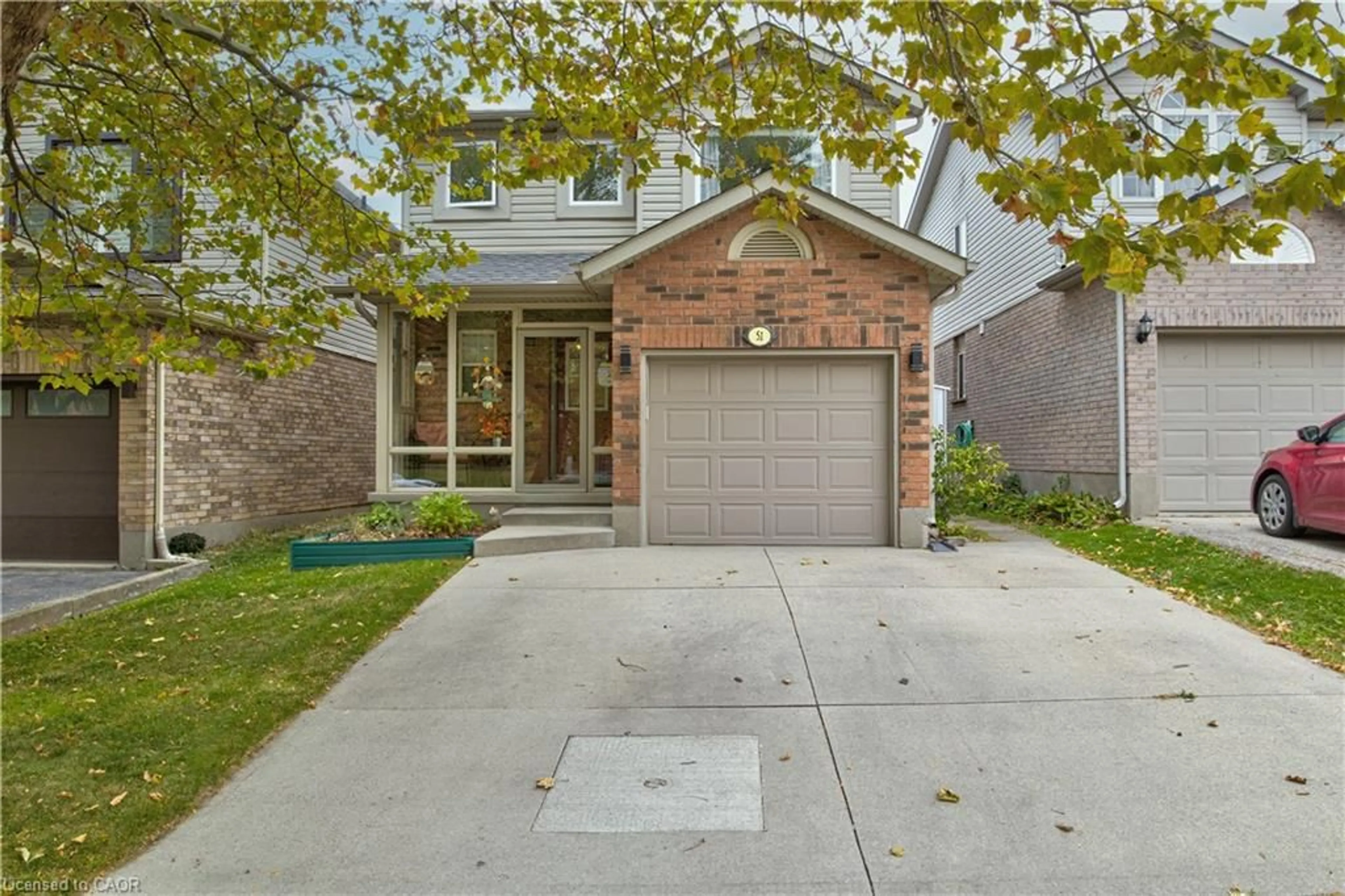 Home with brick exterior material, street for 51 Mcmeeken Dr, Cambridge Ontario N3C 4E4