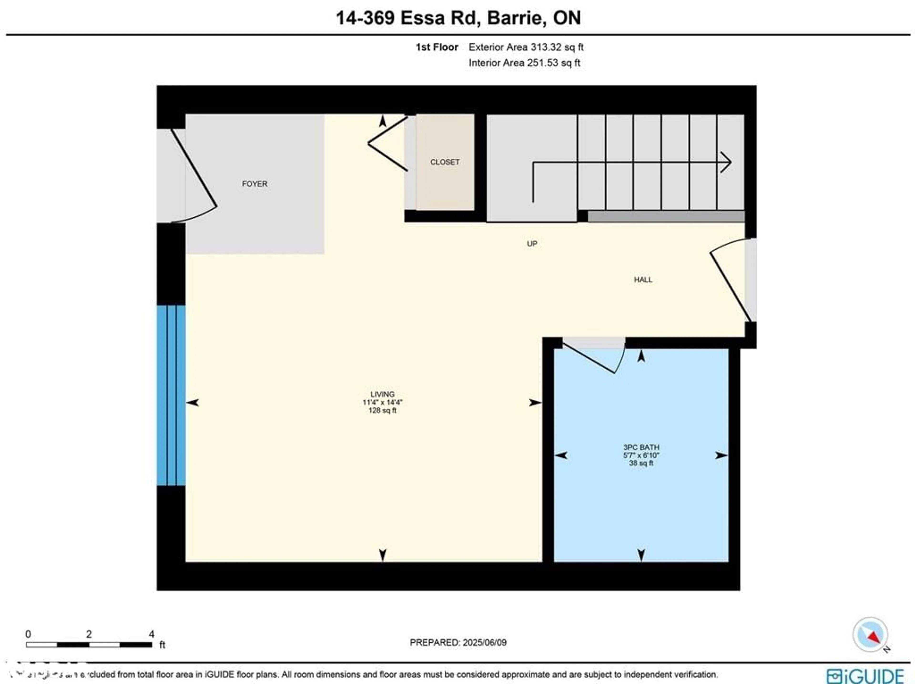 Floor plan for 369 Essa Road #14, Barrie Ontario L4N 9C8
