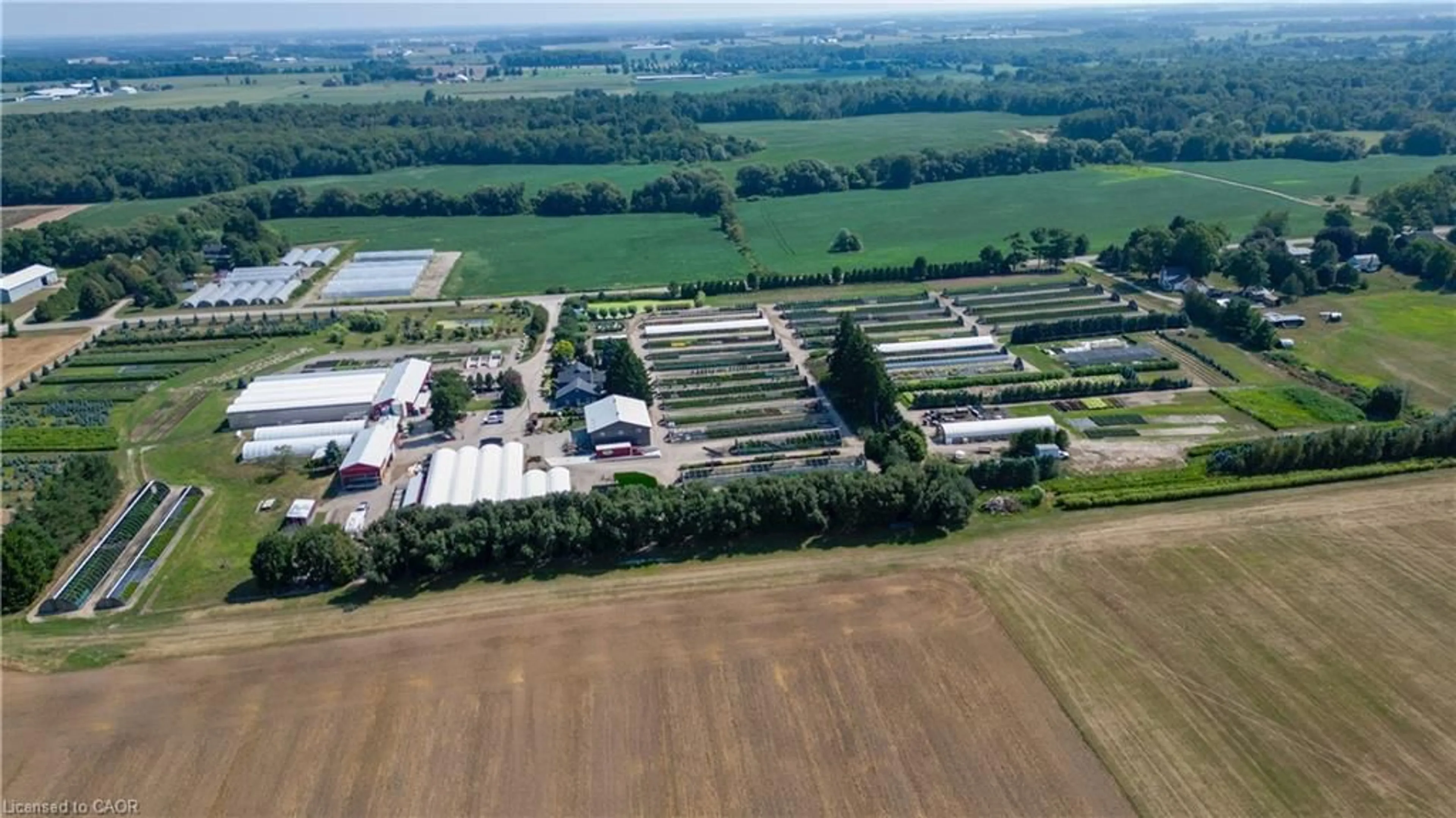 A pic from outside/outdoor area/front of a property/back of a property/a pic from drone, building for 365179 Evergreen Street, R. R. # 1 St, Burgessville Ontario N0J 1C0