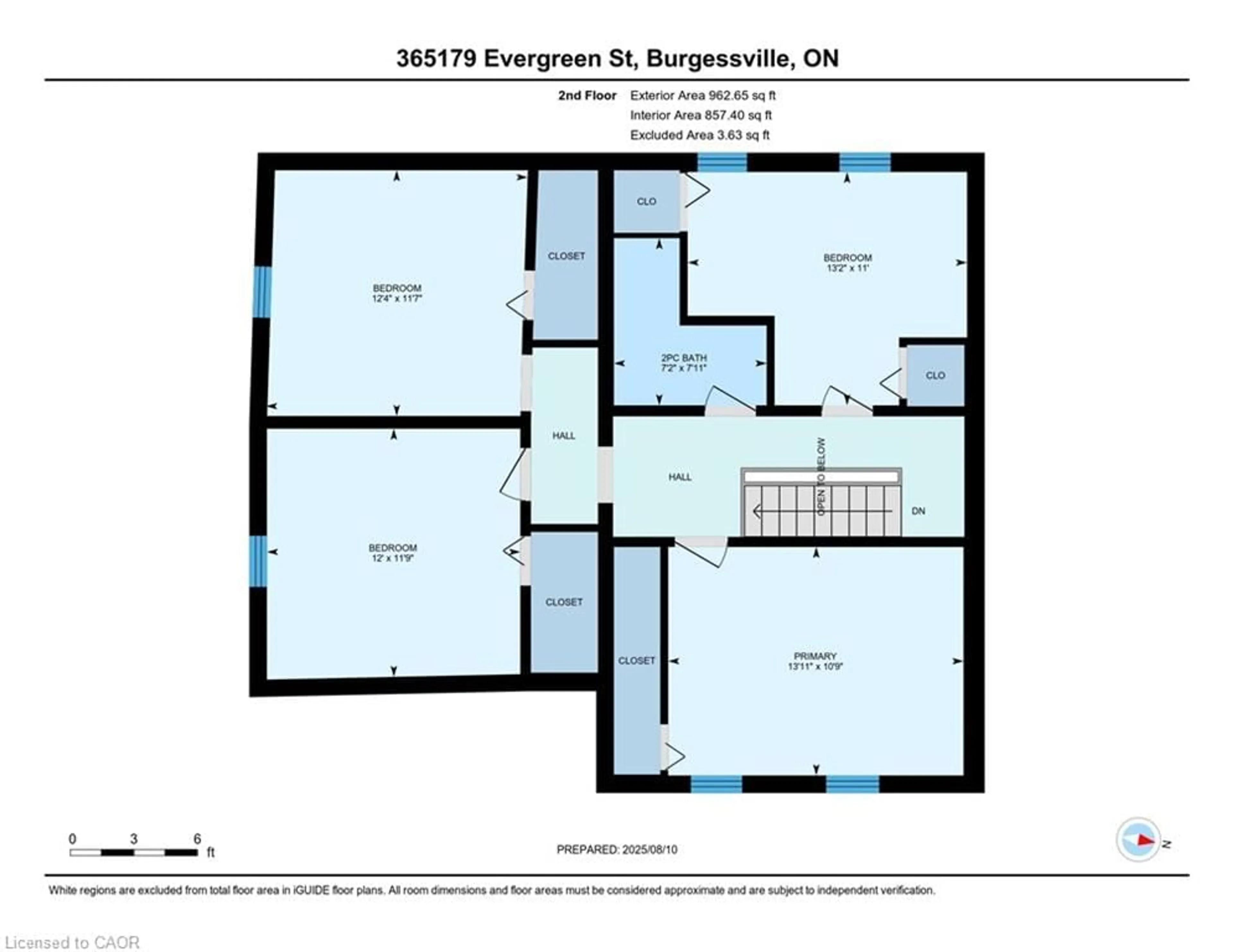 Floor plan for 365179 Evergreen Street, R. R. # 1 St, Burgessville Ontario N0J 1C0