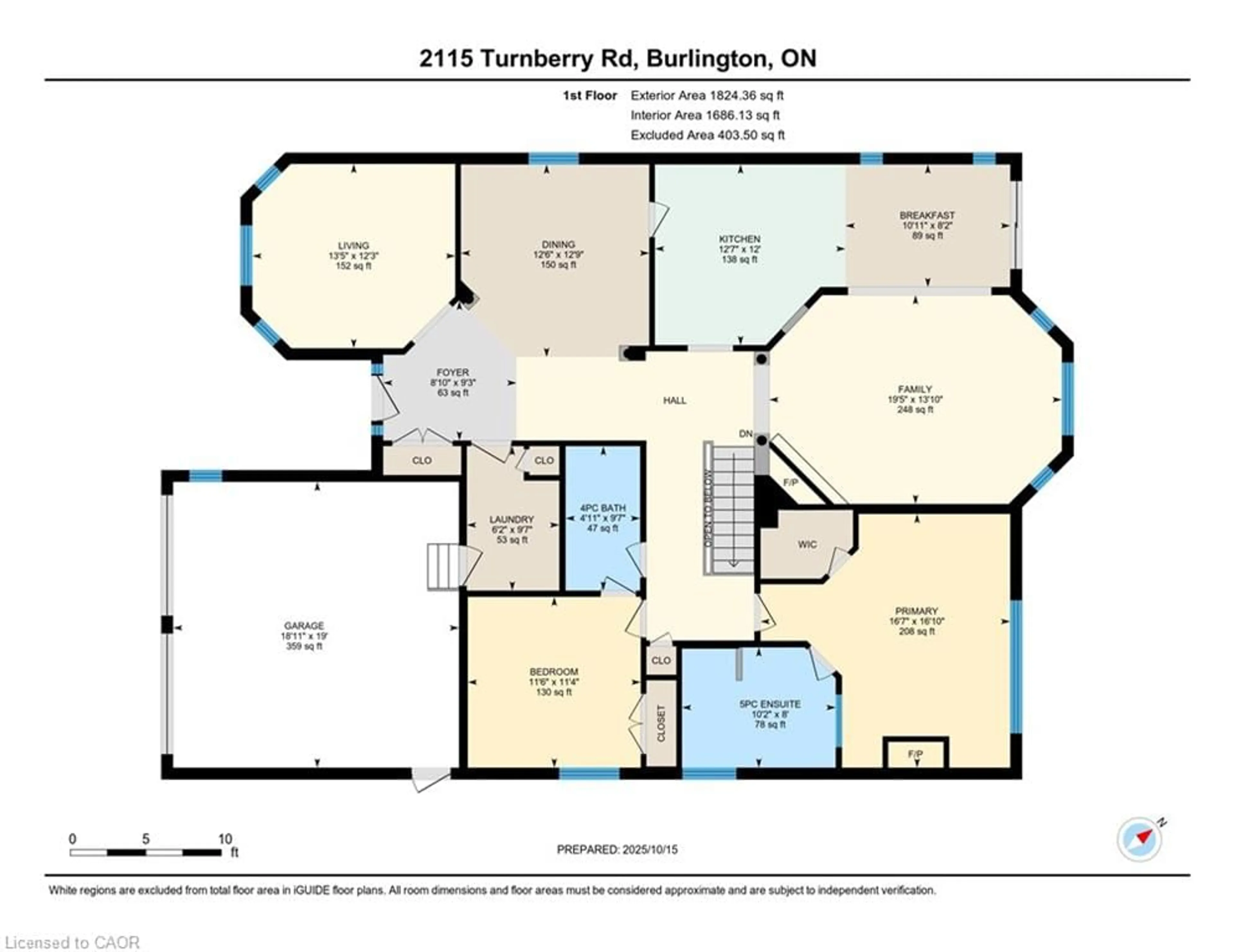 Floor plan for 2115 Turnberry Rd, Burlington Ontario L7M 4J4