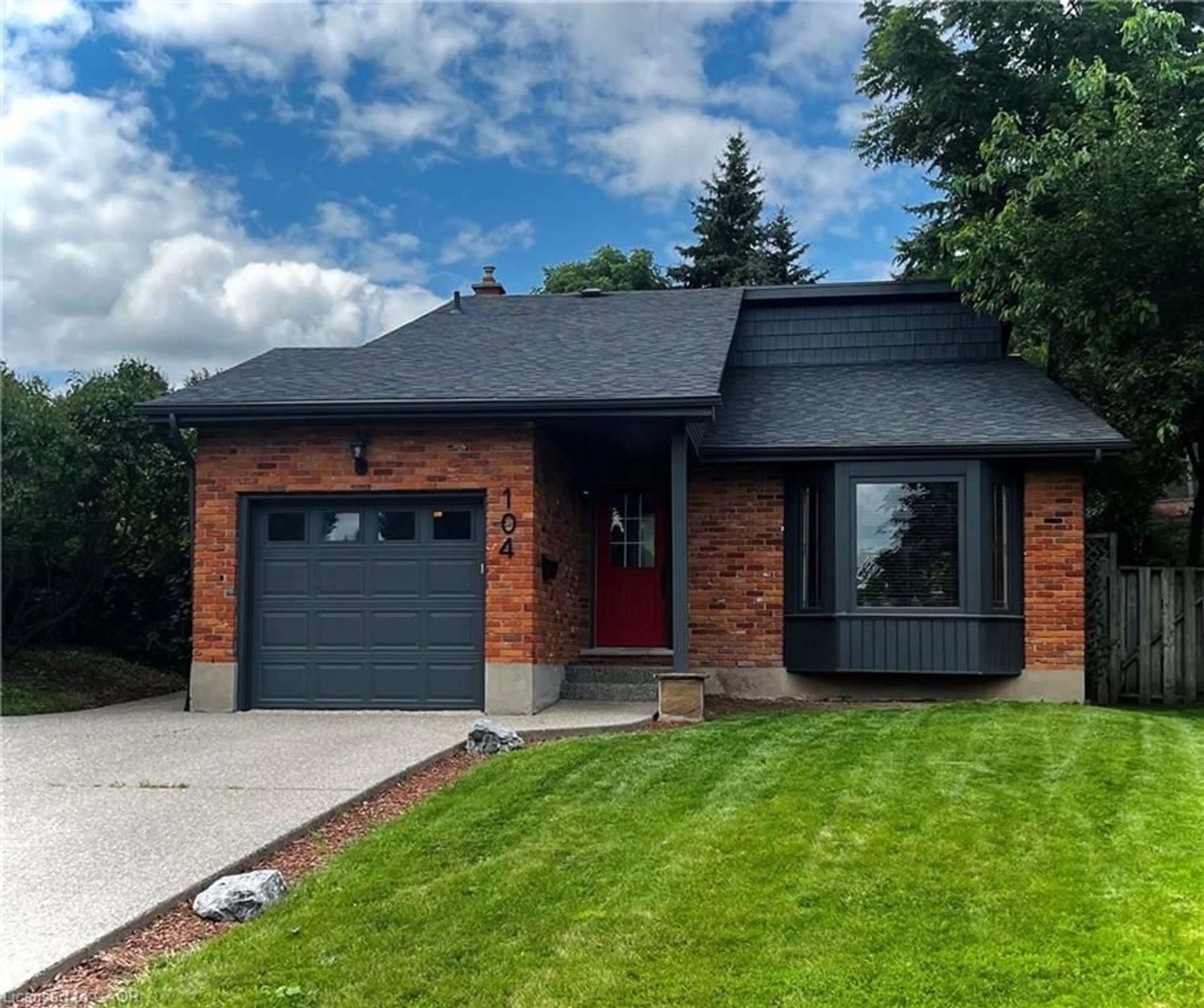 Home with brick exterior material, street for 104 Homeview Pl, Waterloo Ontario N2T 1A4