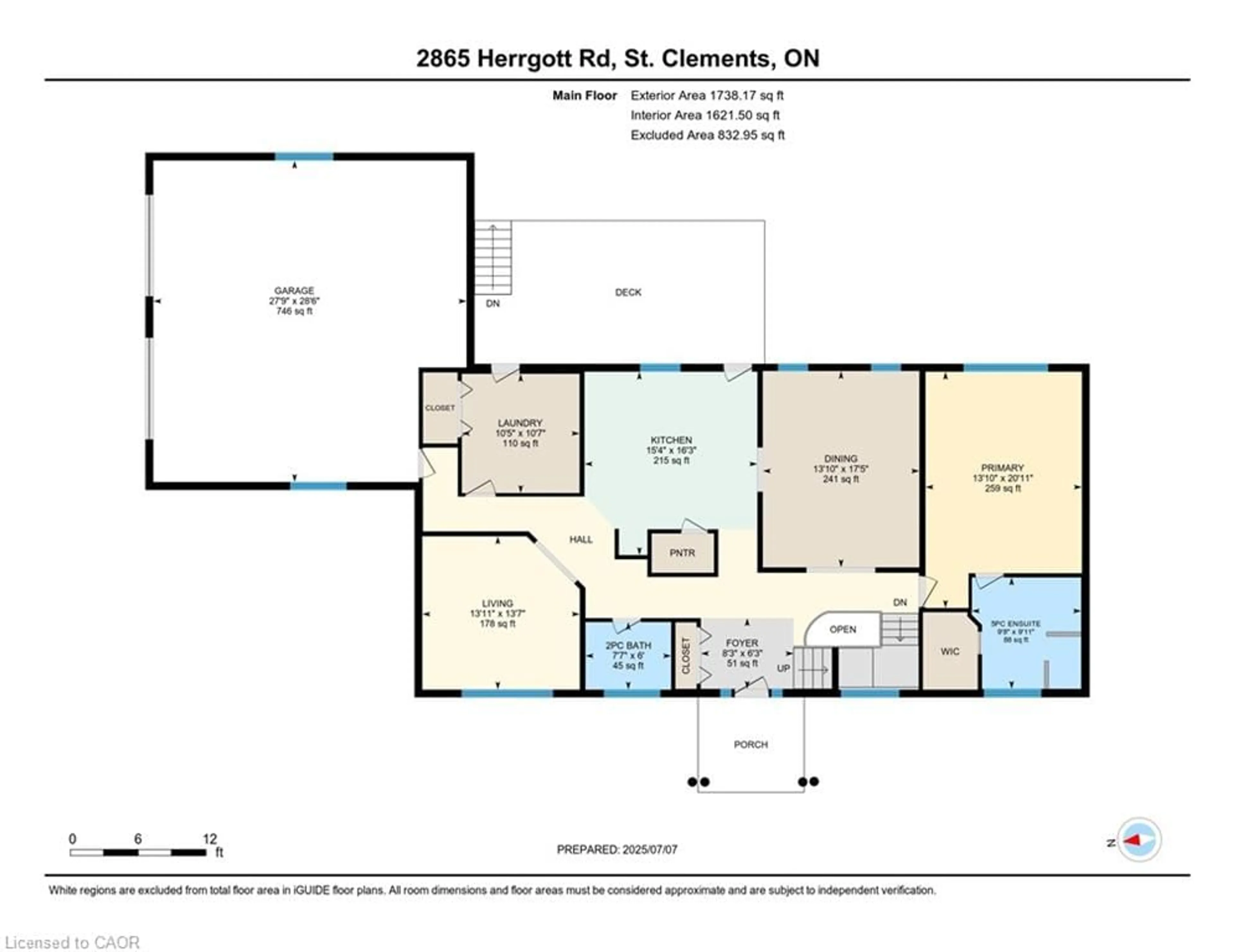 Floor plan for 2865 Herrgott Rd, St. Clements Ontario N0B 2M0