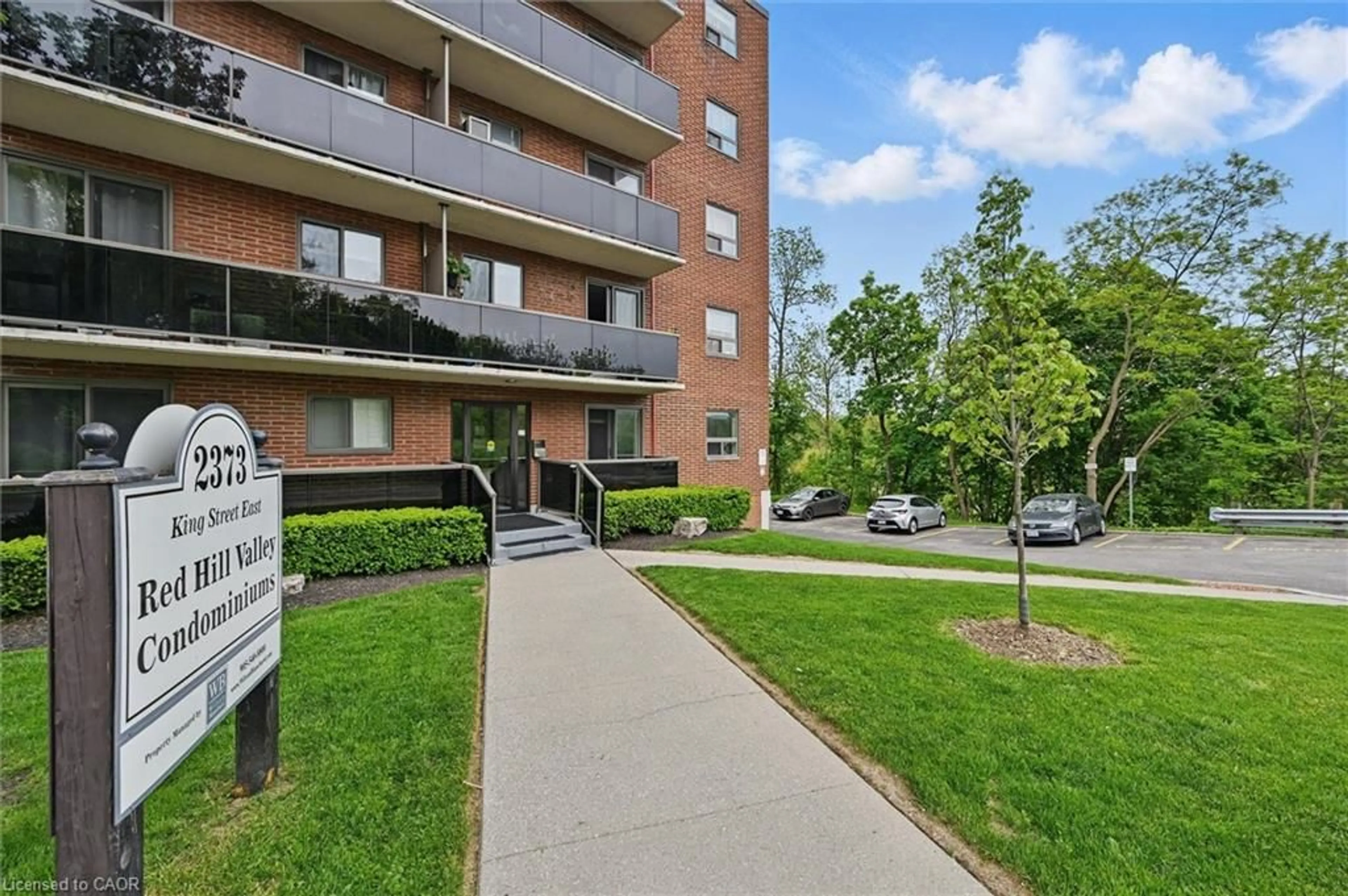 Patio, street for 2373 King St #43, Hamilton Ontario L8K 1X9