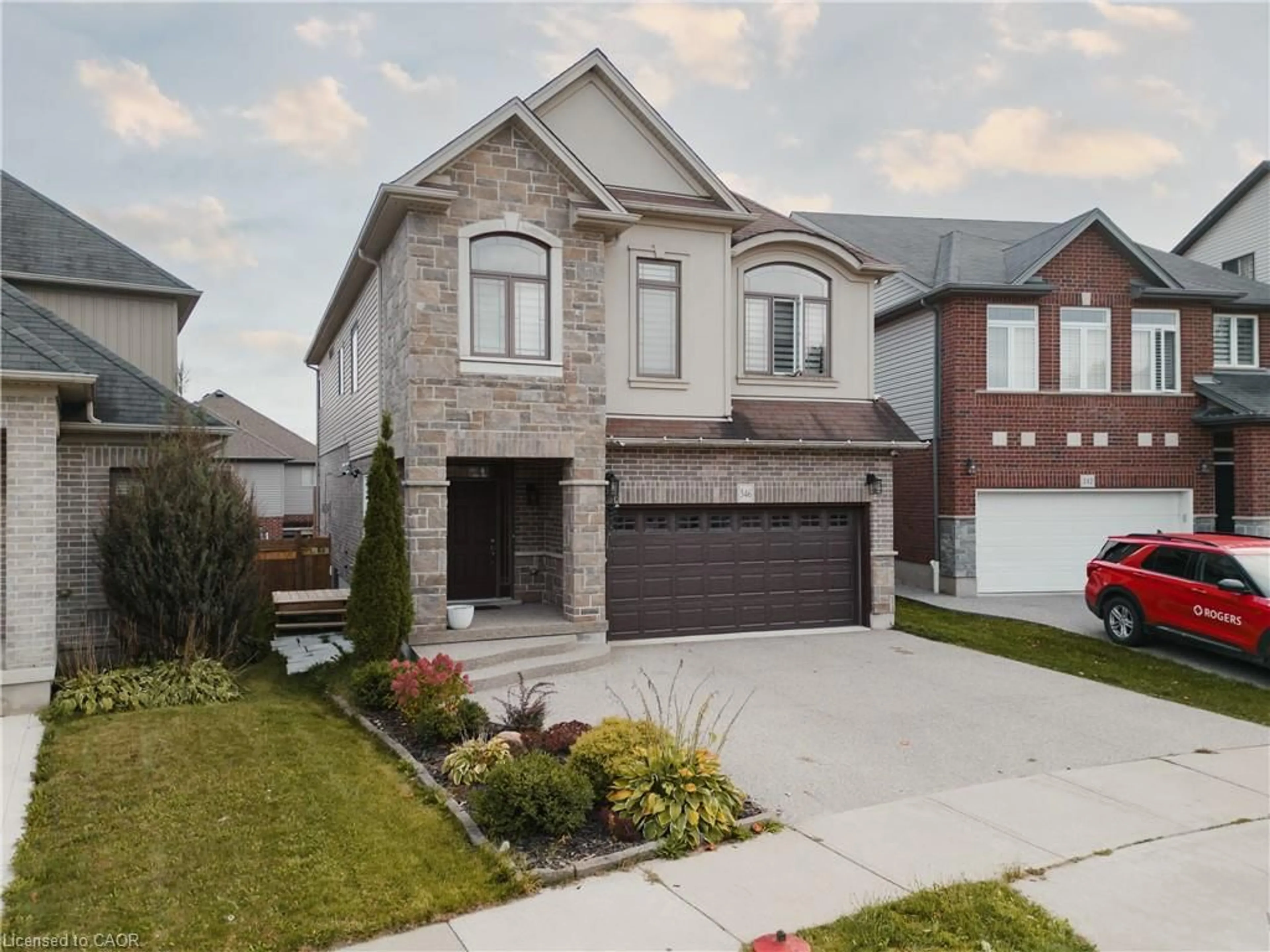 Home with brick exterior material, street for 346 Moorlands Cres, Kitchener Ontario N2P 0C5