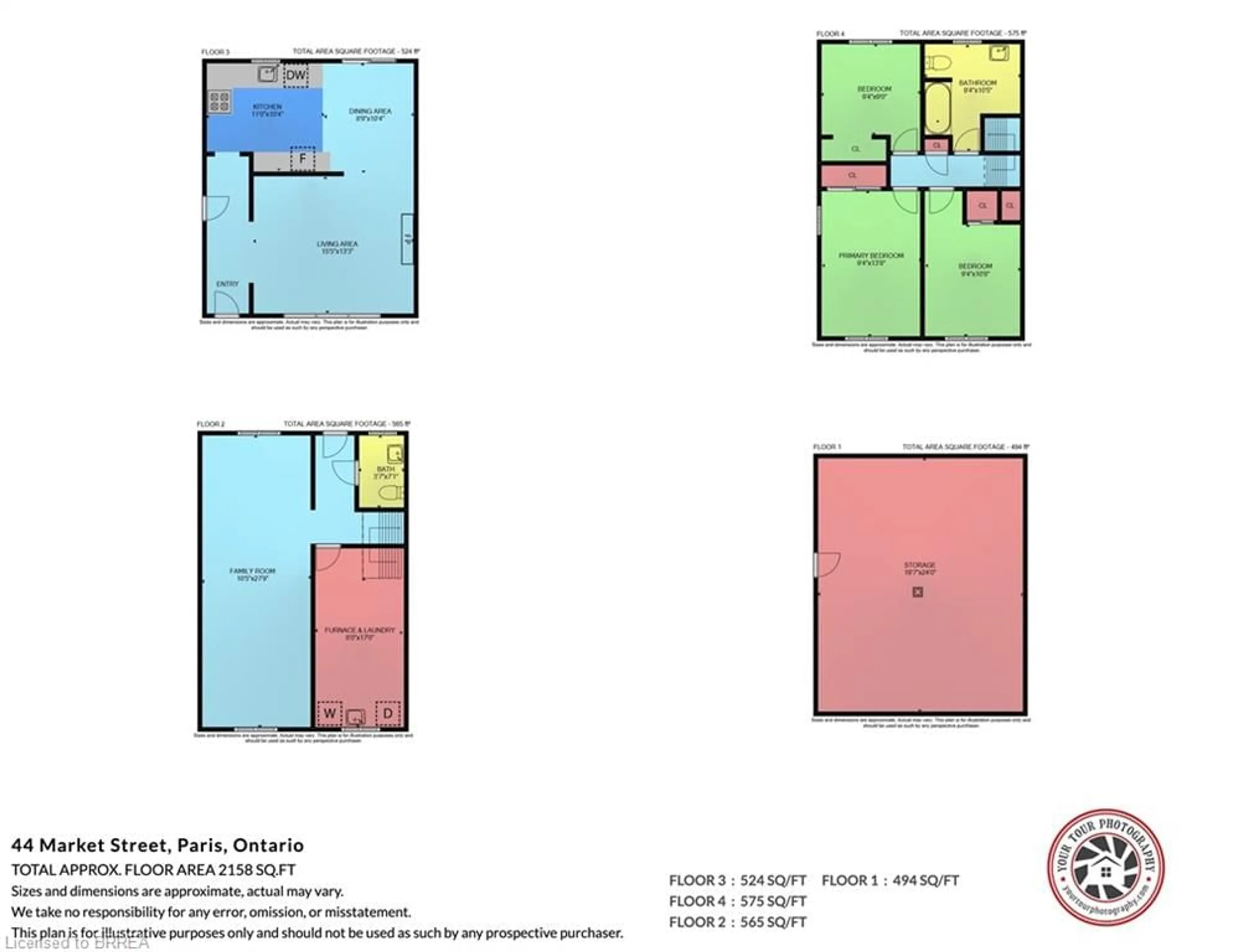 Floor plan for 44 Market St, Paris Ontario N3L 3B2