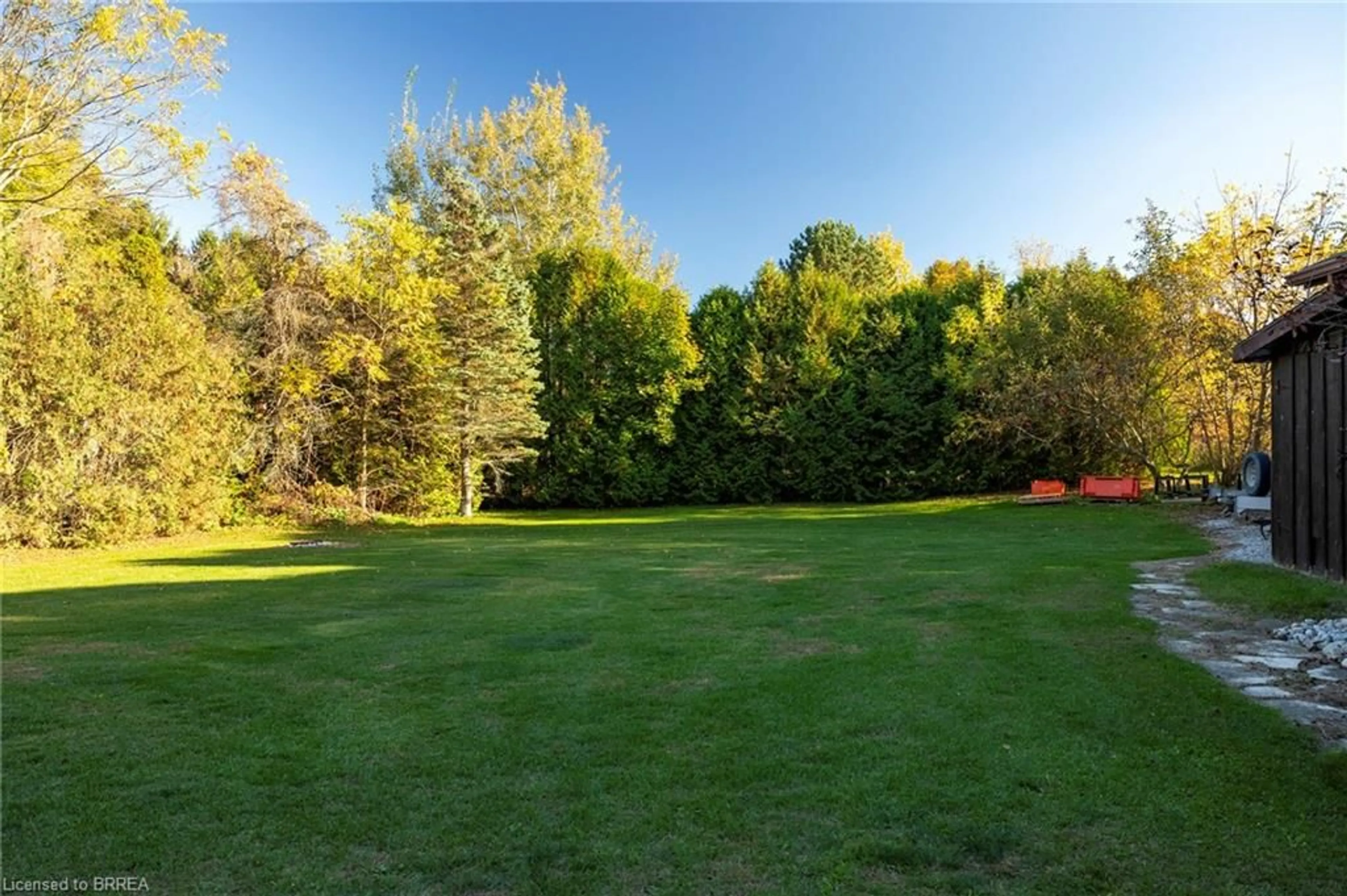 A pic from outside/outdoor area/front of a property/back of a property/a pic from drone, forest/trees view for 976 Mcdowell Rd, Simcoe Ontario N3Y 4J9