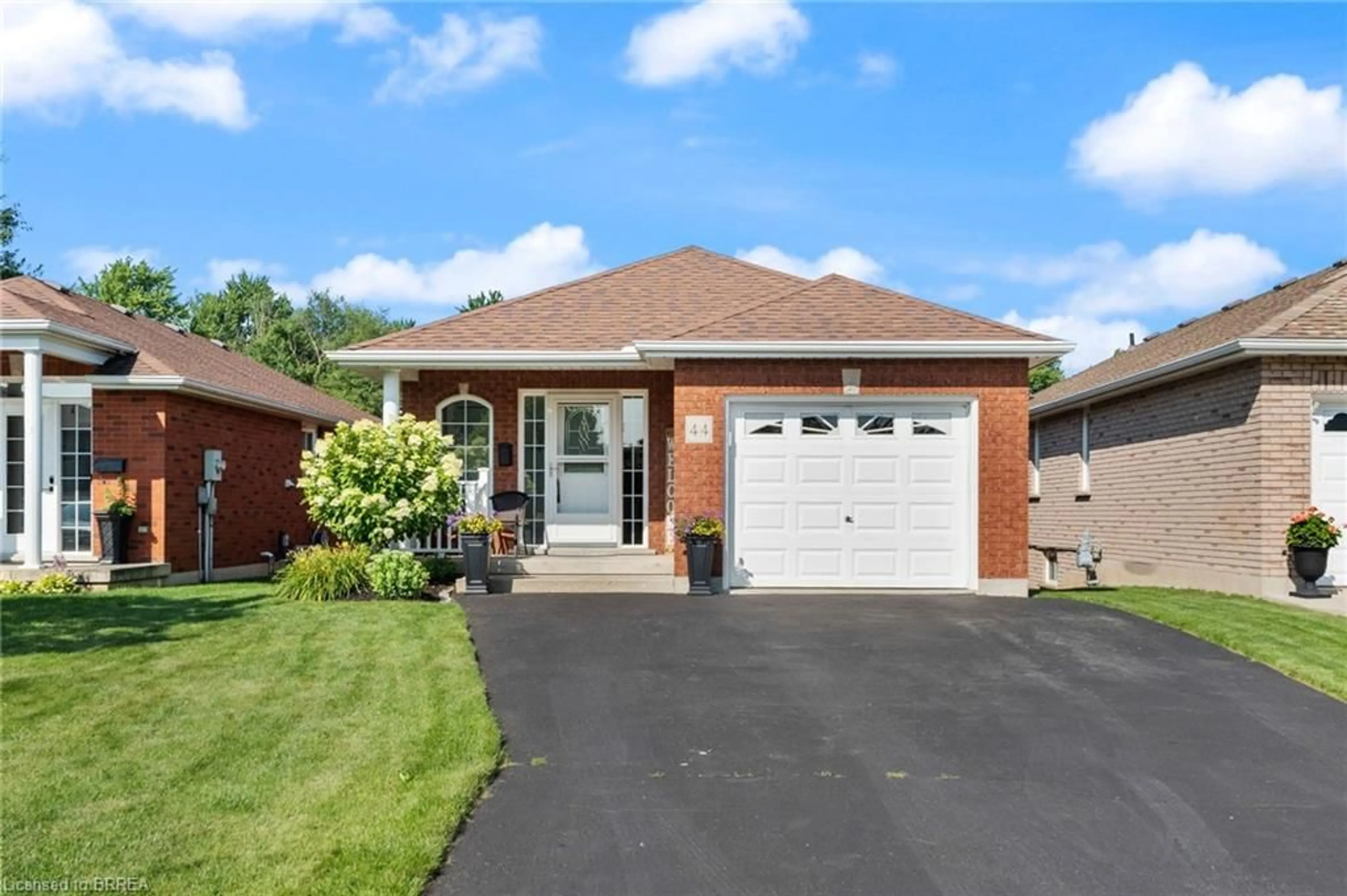 Home with brick exterior material, street for 44 Macpherson Dr, Paris Ontario N3L 4C8
