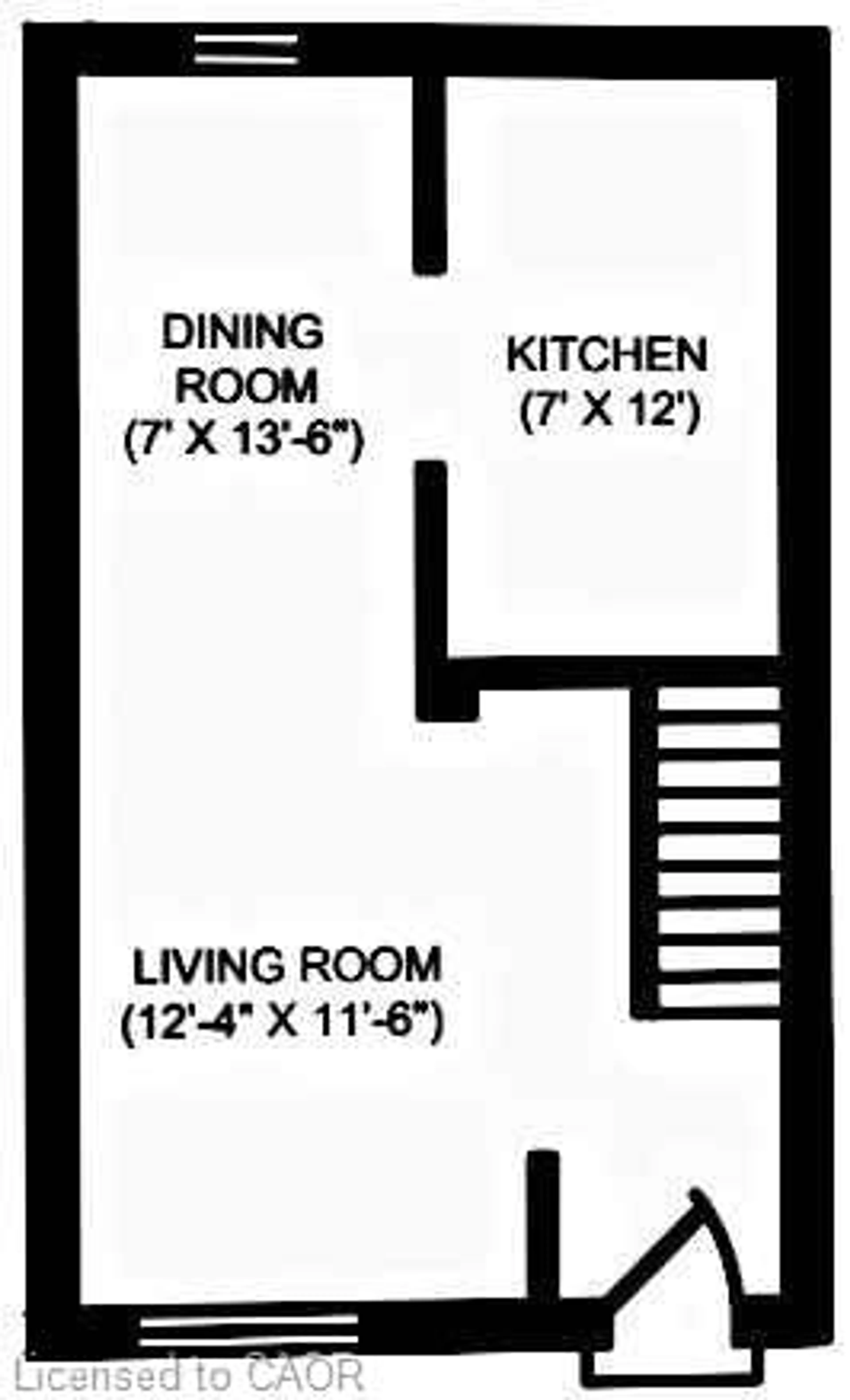 Floor plan for 449 Hughson St, Hamilton Ontario L8L 4N4