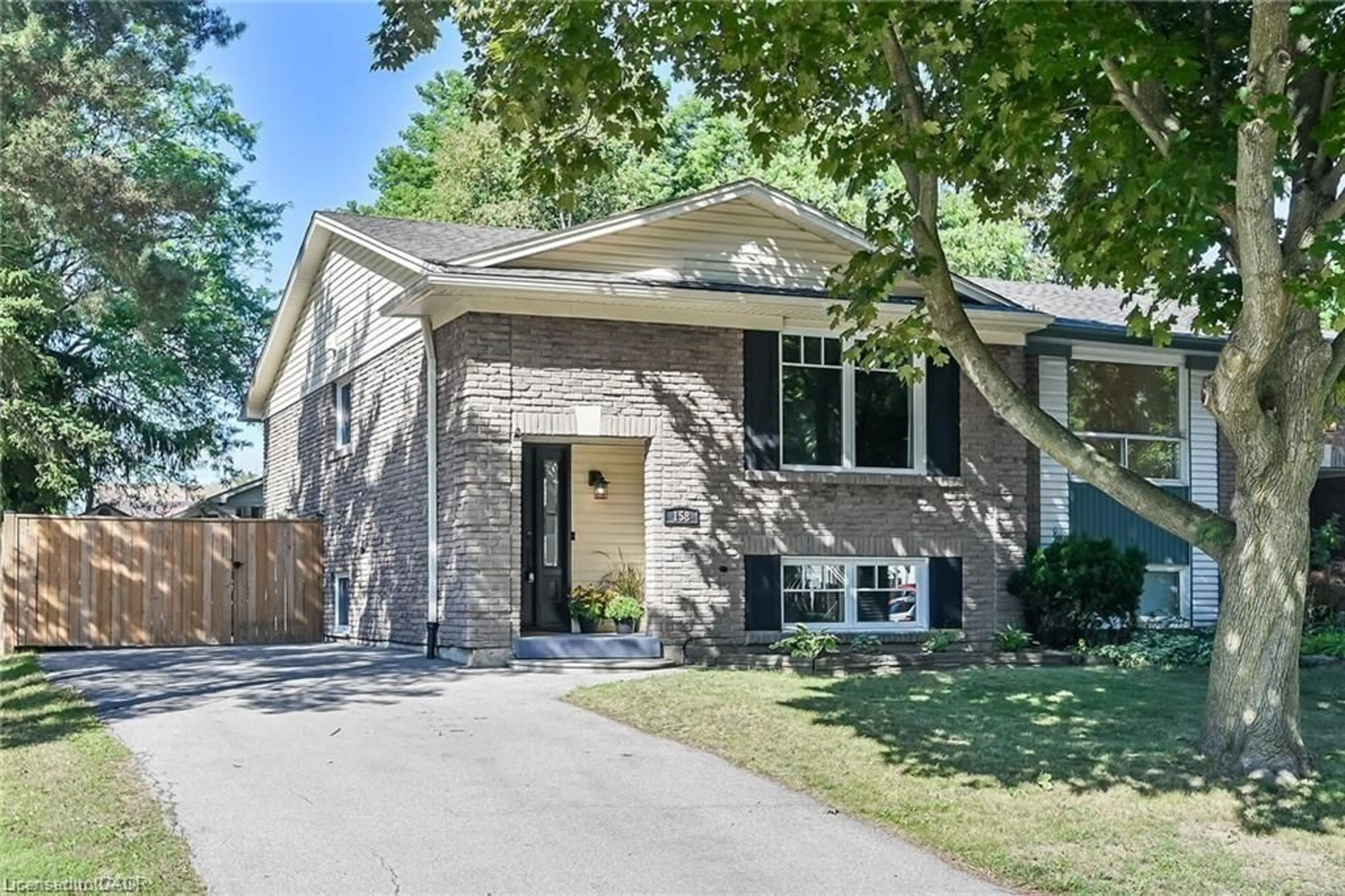 Home with brick exterior material, street for 158 Wendover Dr, Hamilton Ontario L9C 5X5