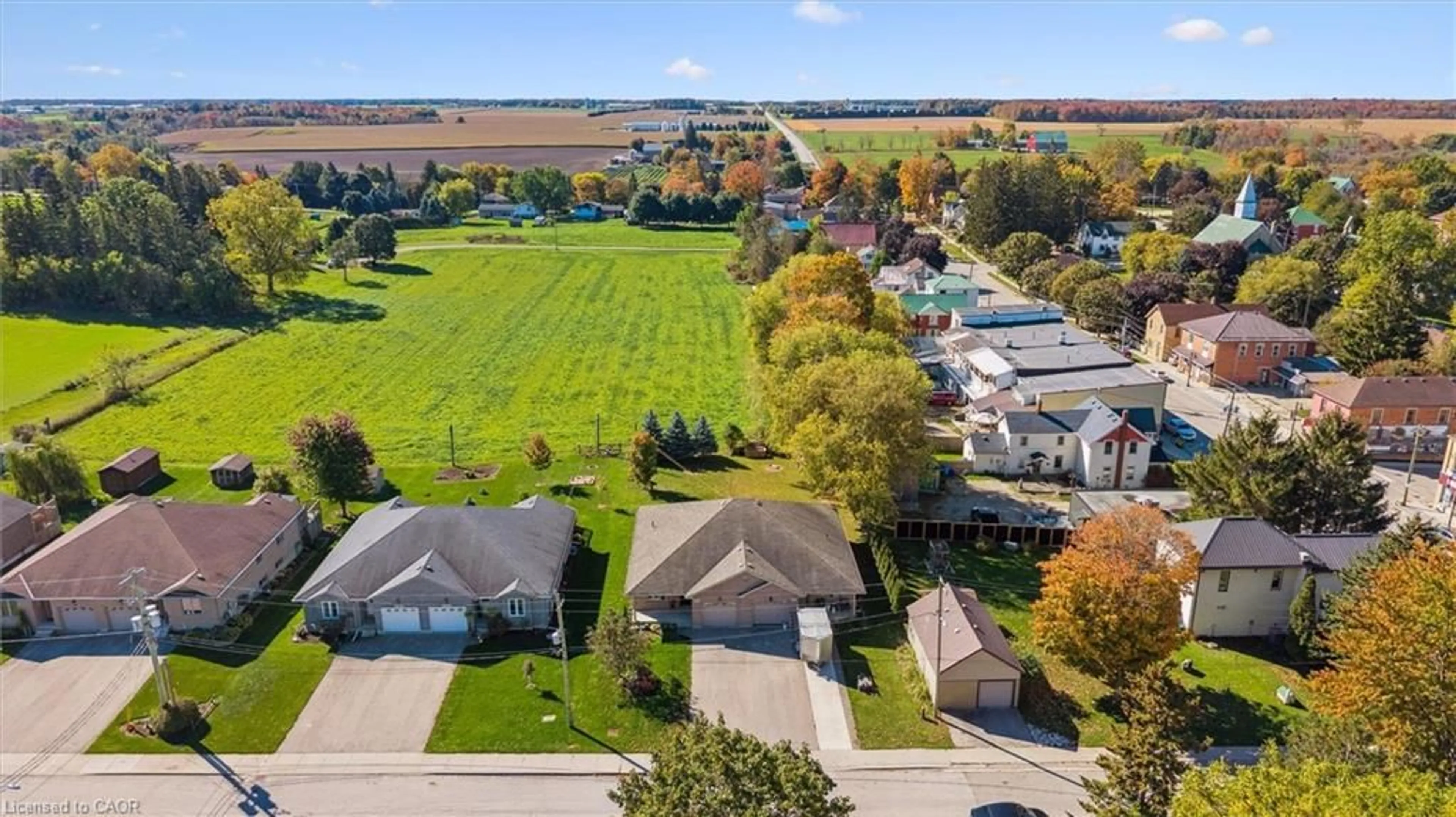 A pic from outside/outdoor area/front of a property/back of a property/a pic from drone, unknown for 12 Caroline St, Moorefield Ontario N0G 2K0