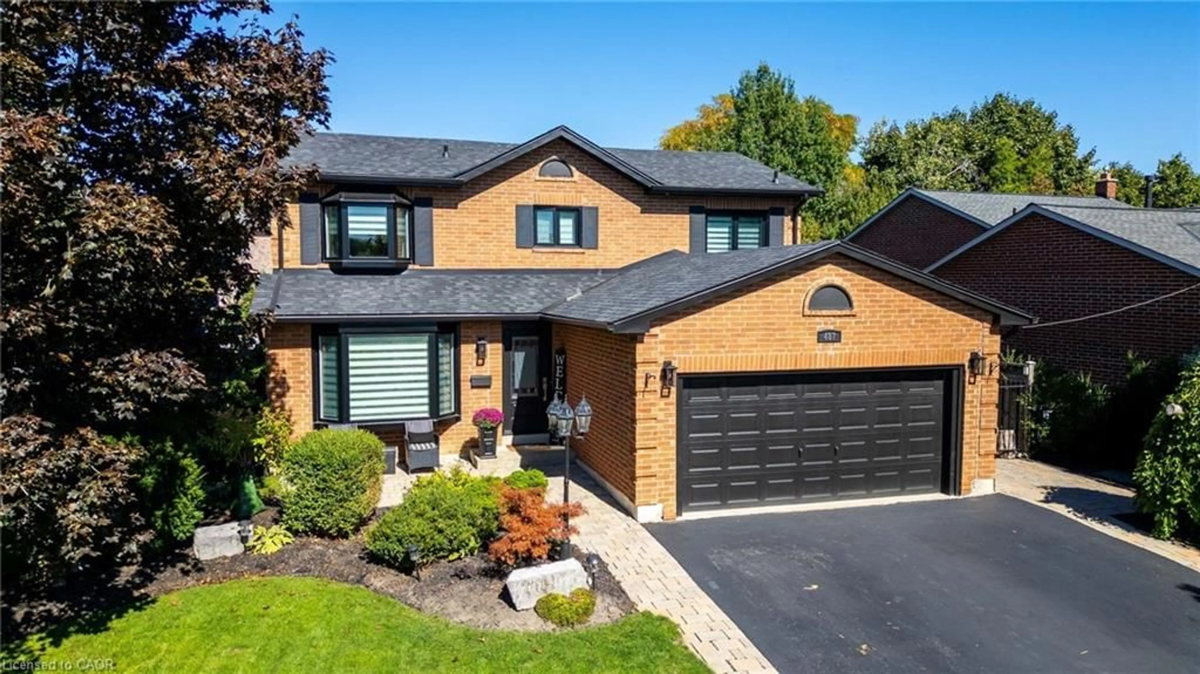 Home with brick exterior material, street for 487 White Dr, Milton Ontario L9T 4G3