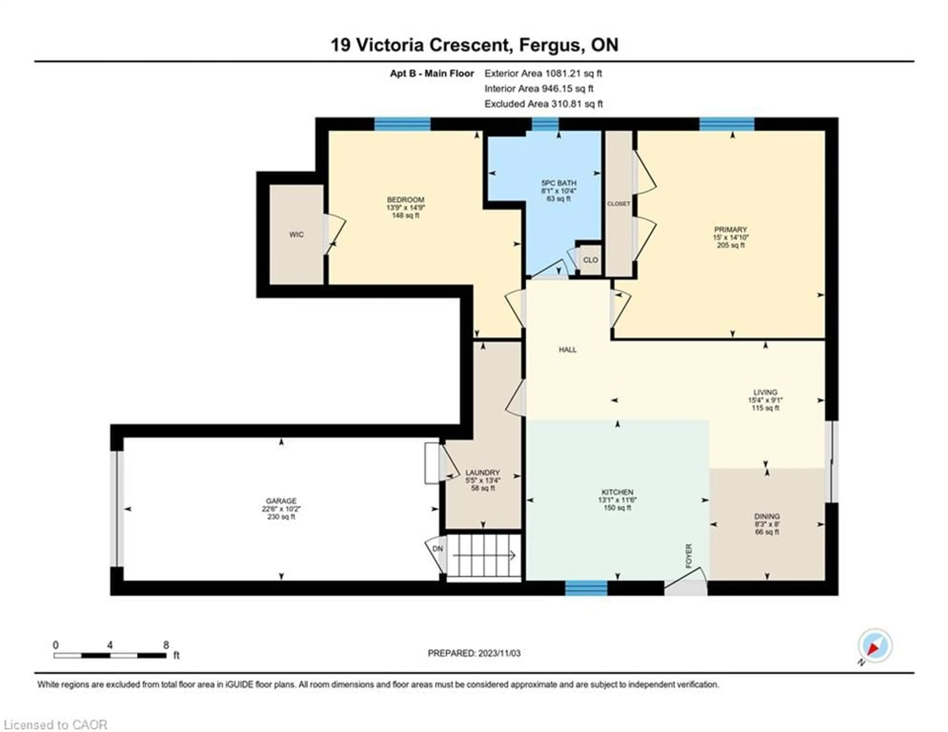 Floor plan for 19 Victoria Cres, Fergus Ontario N1M 2W3