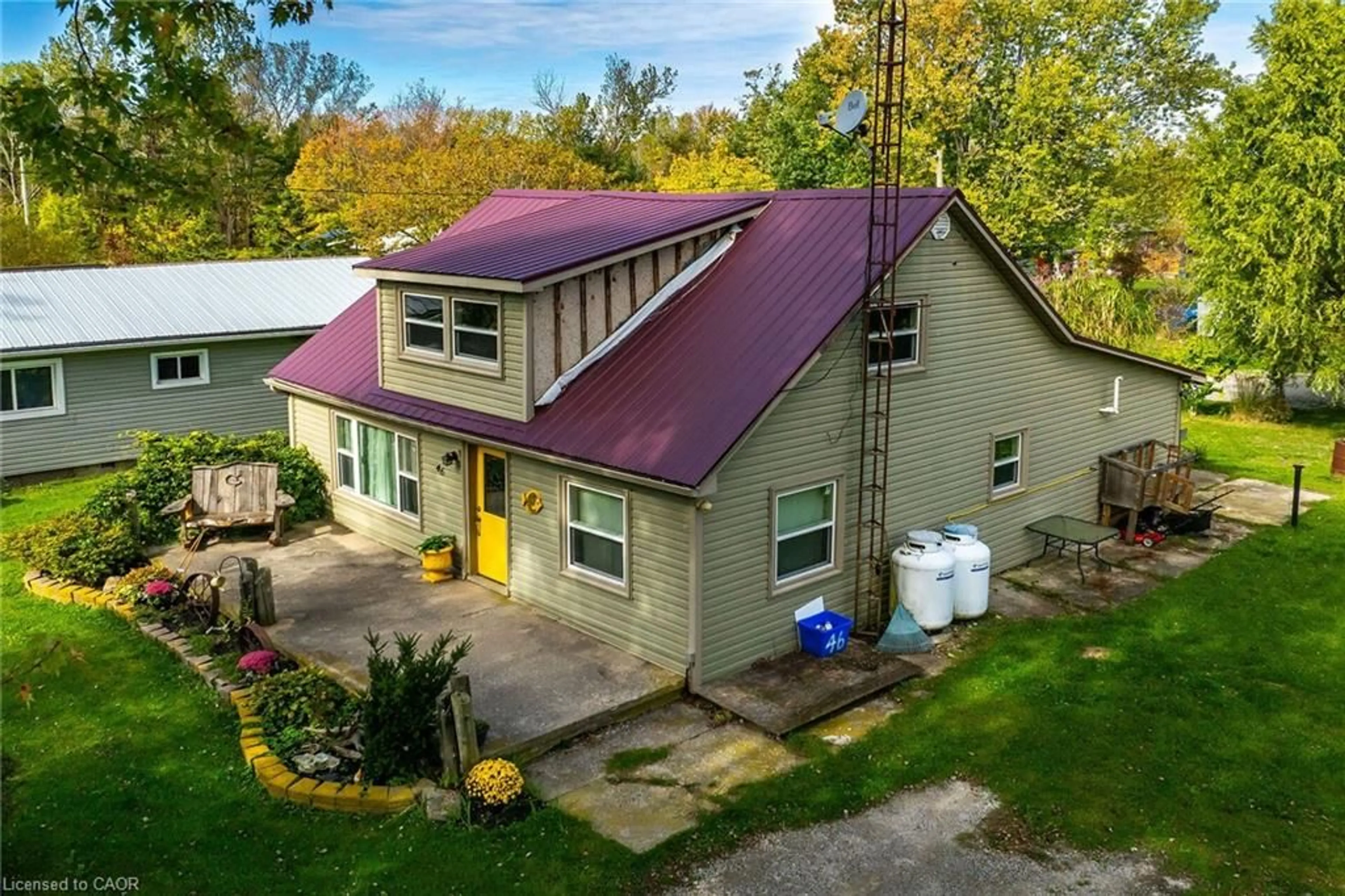 A pic from outside/outdoor area/front of a property/back of a property/a pic from drone, building for 46 Nature Line, Lowbanks Ontario N0A 1K0
