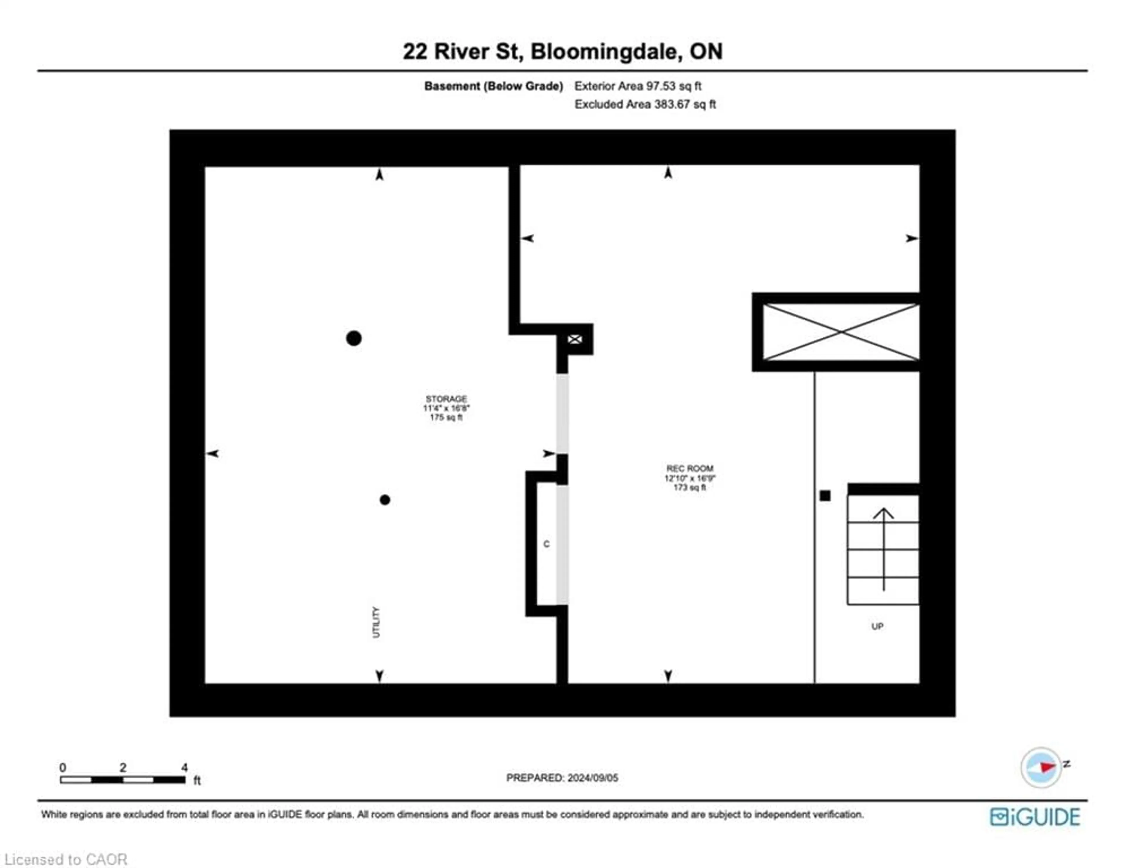 Floor plan for 22 River St, Bloomingdale Ontario N0B 1K0