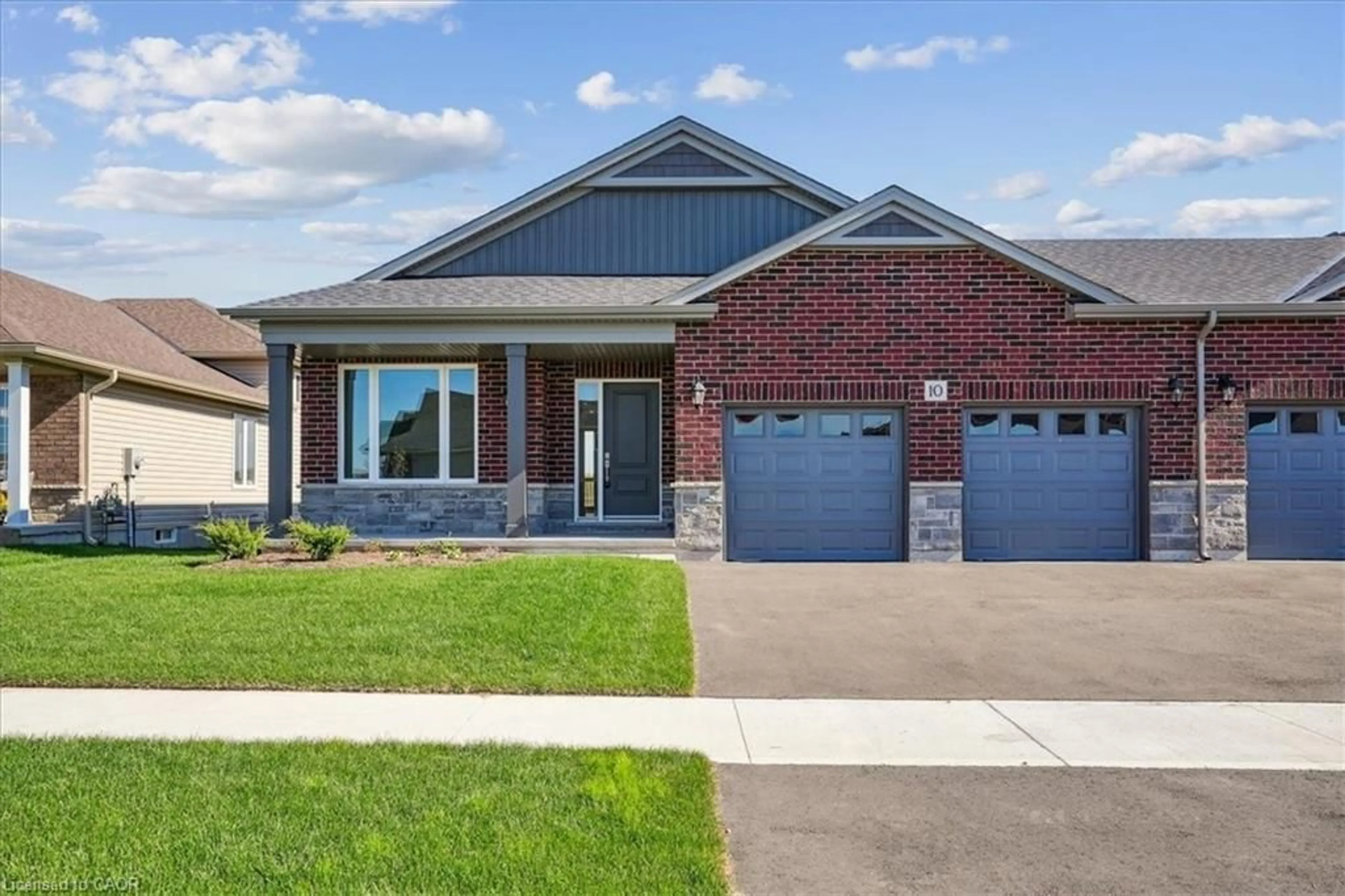 Home with brick exterior material, street for 10 Michelle's Way, Hagersville Ontario N0A 1H0