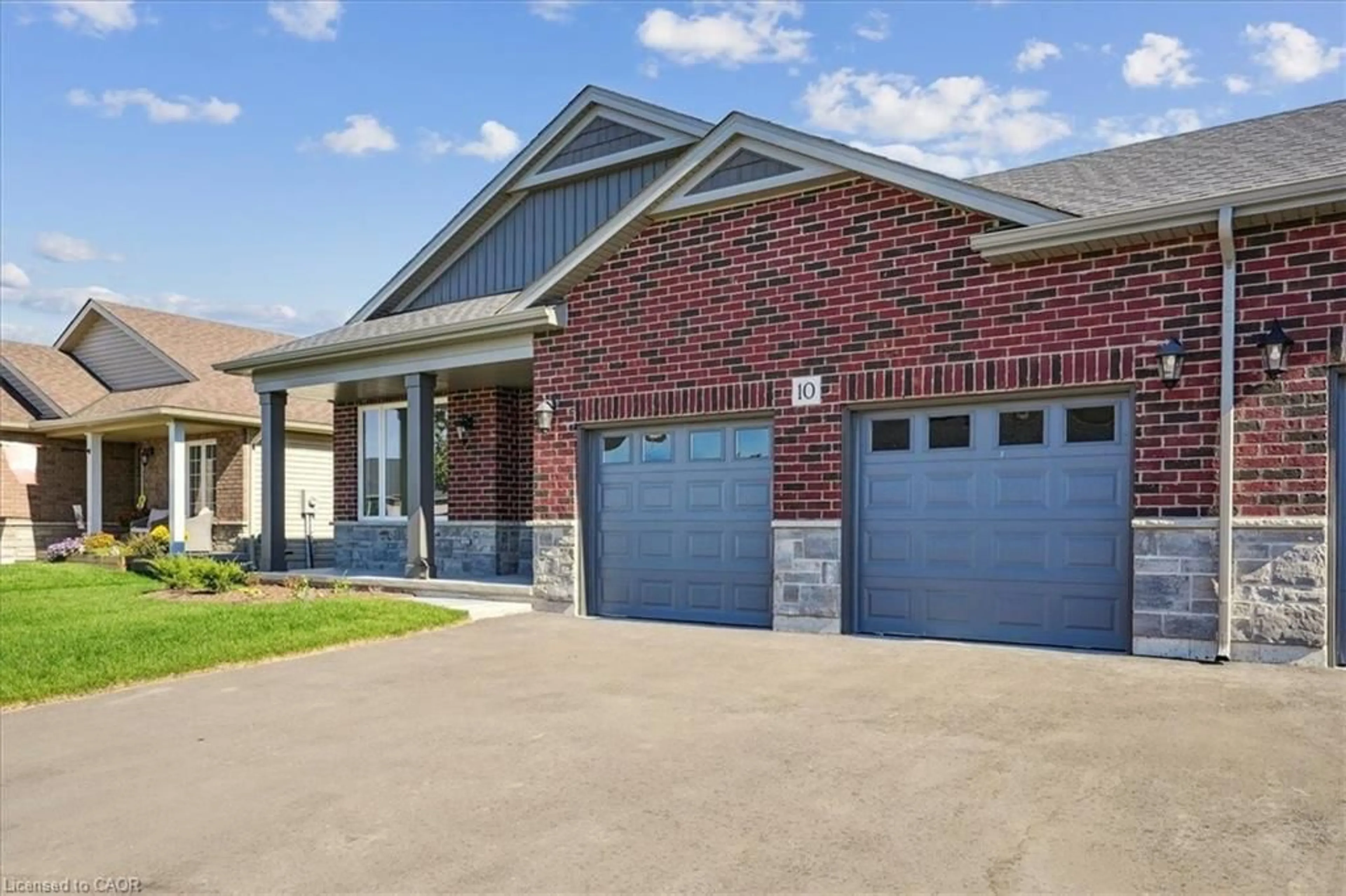 Home with brick exterior material, street for 10 Michelle's Way, Hagersville Ontario N0A 1H0