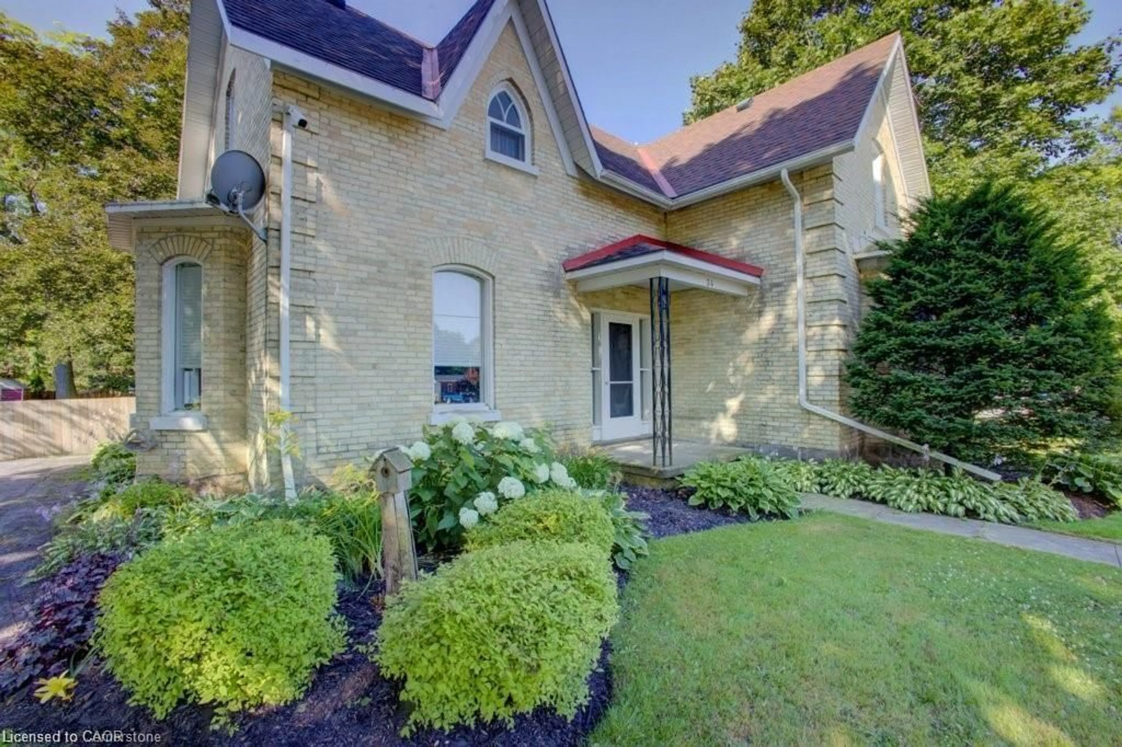 Home with brick exterior material, street for 34 Queen St, Brussels Ontario N0G 1H0