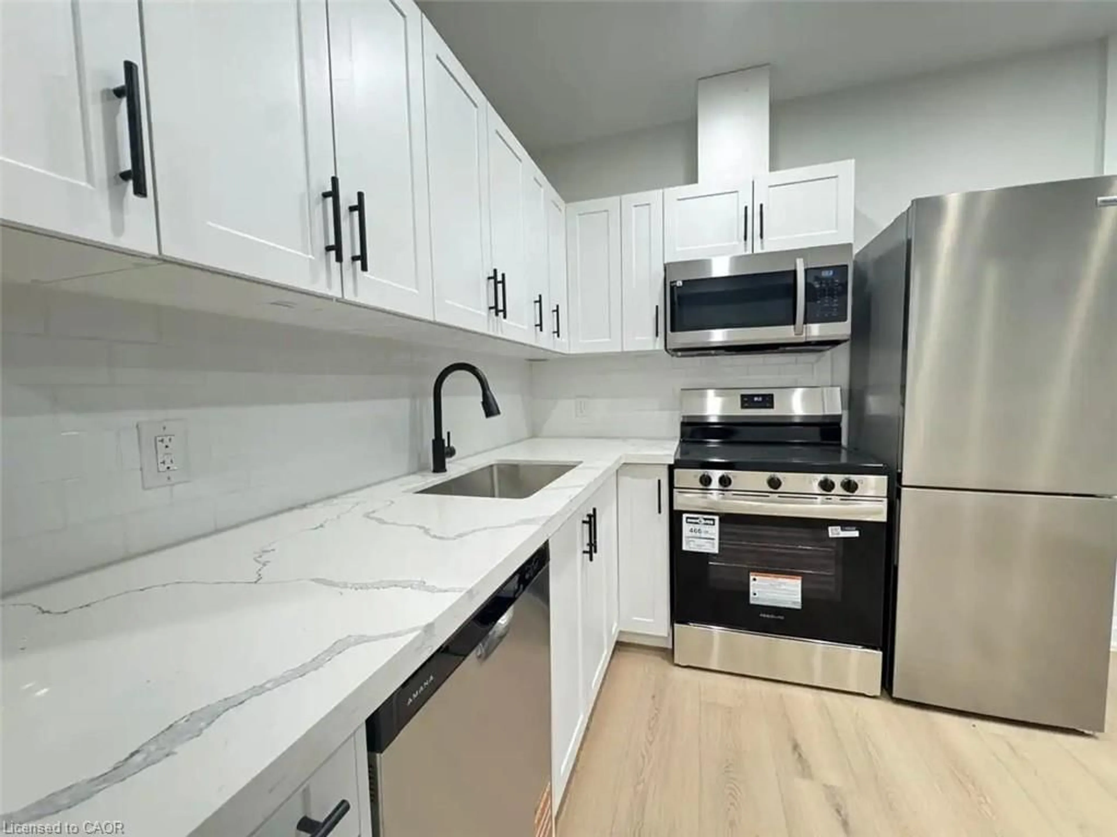 Standard kitchen, ceramic/tile floor for 53 Ontario Rd #7, Welland Ontario L3B 5C2