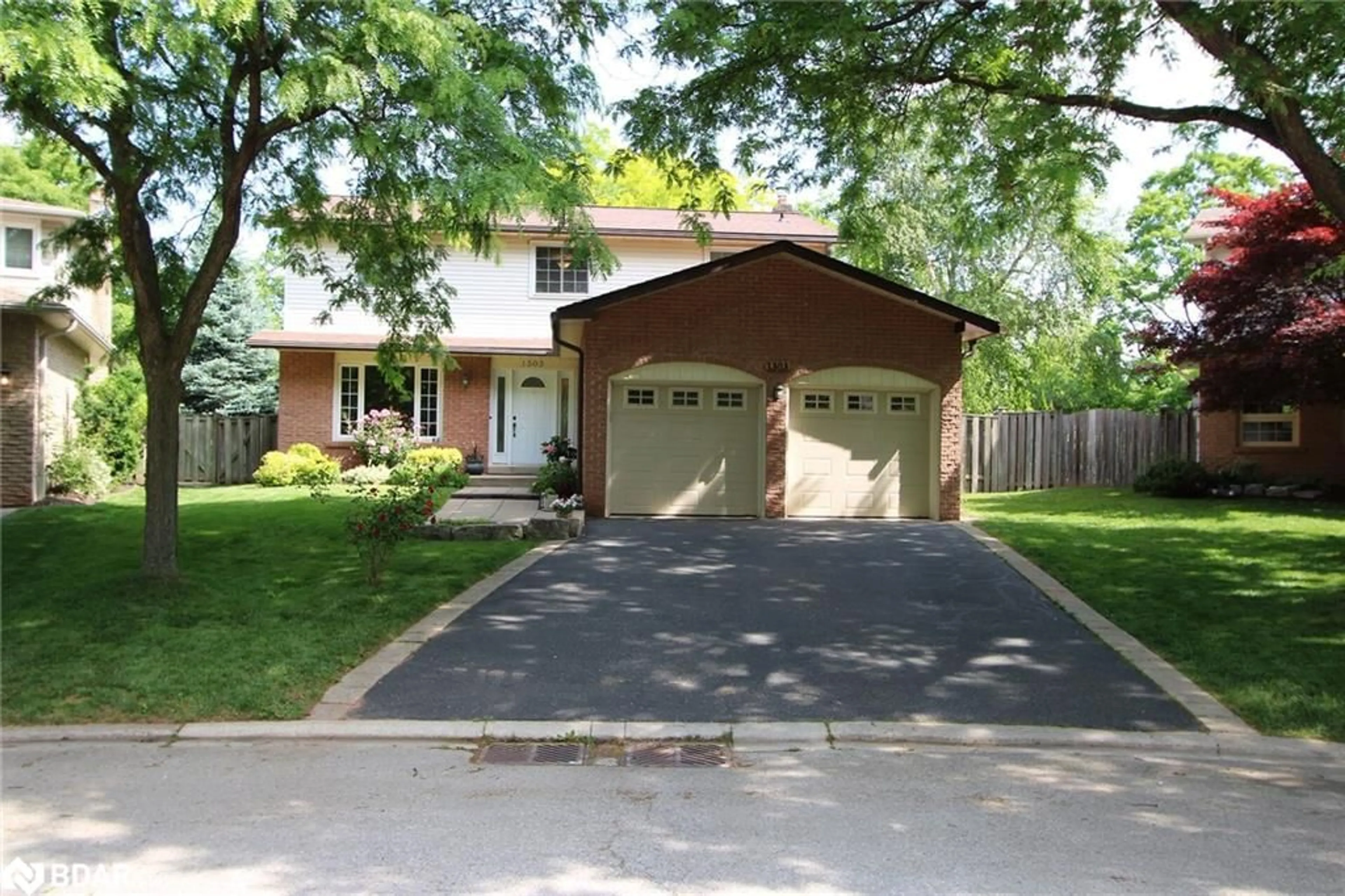 Home with brick exterior material, street for 1303 Henley Pl, Oakville Ontario L6H 2W11