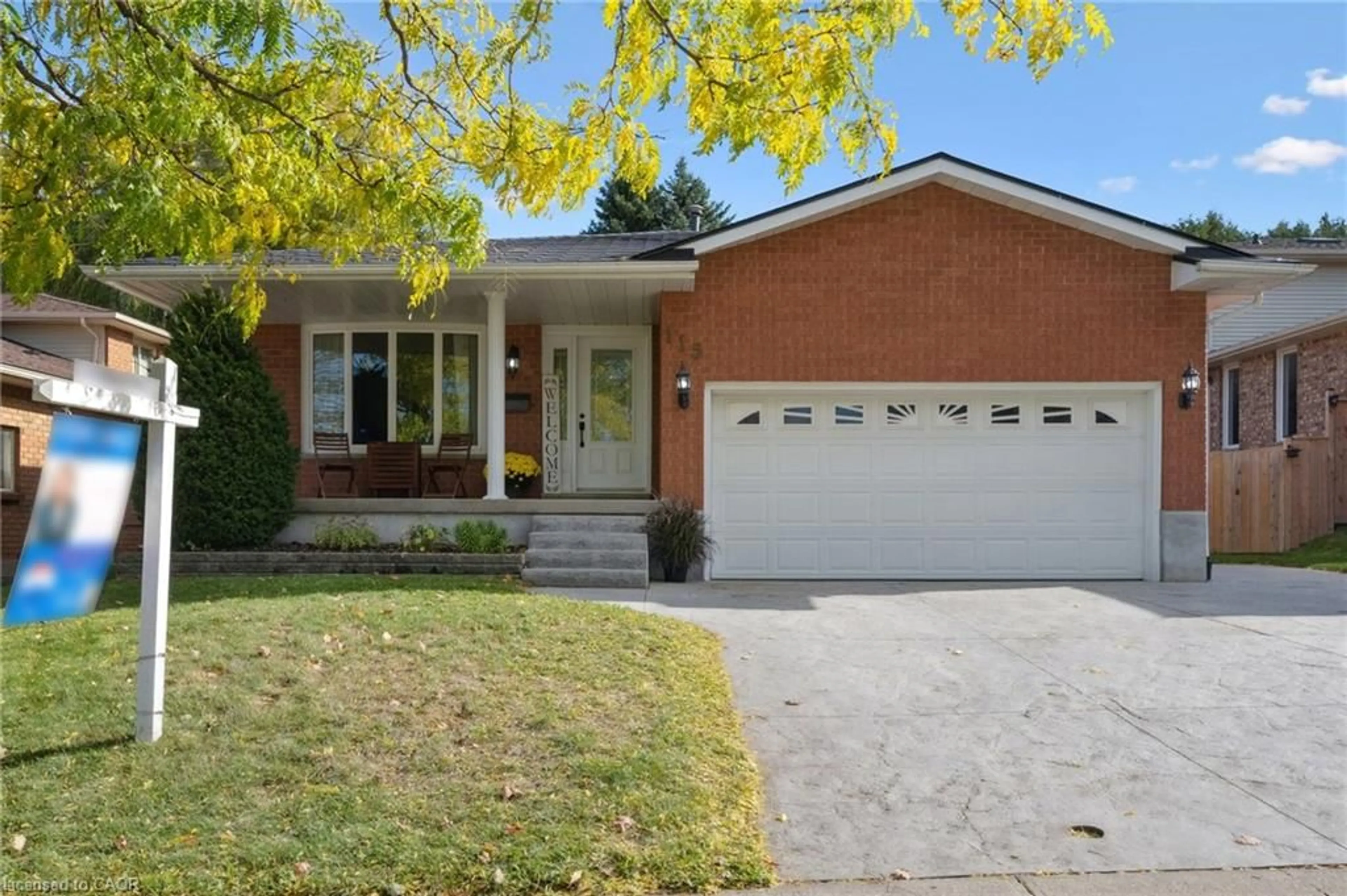 Home with brick exterior material, street for 115 Yellow Birch Dr, Kitchener Ontario N2N 2N3
