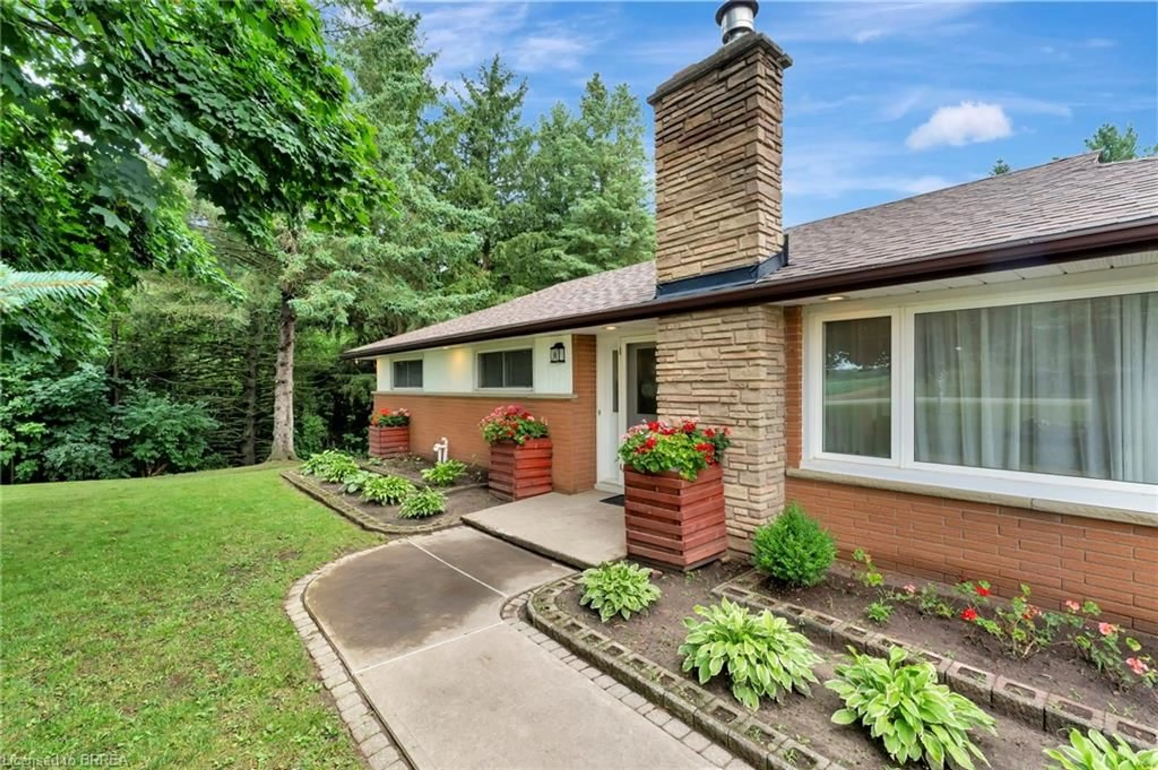 Home with brick exterior material, street for 4 Sixth Concession Rd, Burford Ontario N3T 5L7