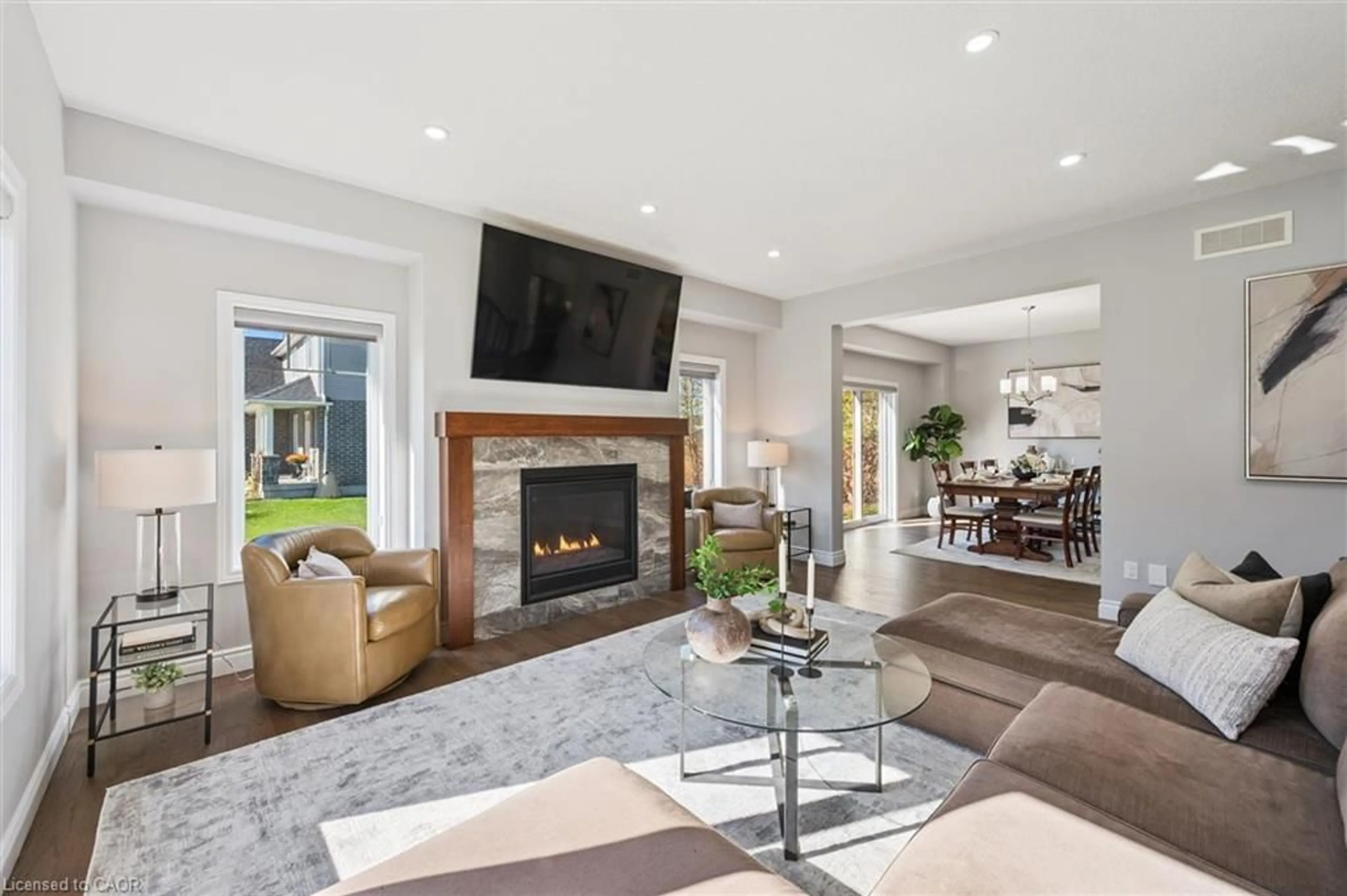 Living room with furniture, unknown for 8 Griffith Crt, Listowel Ontario N4W 0G1