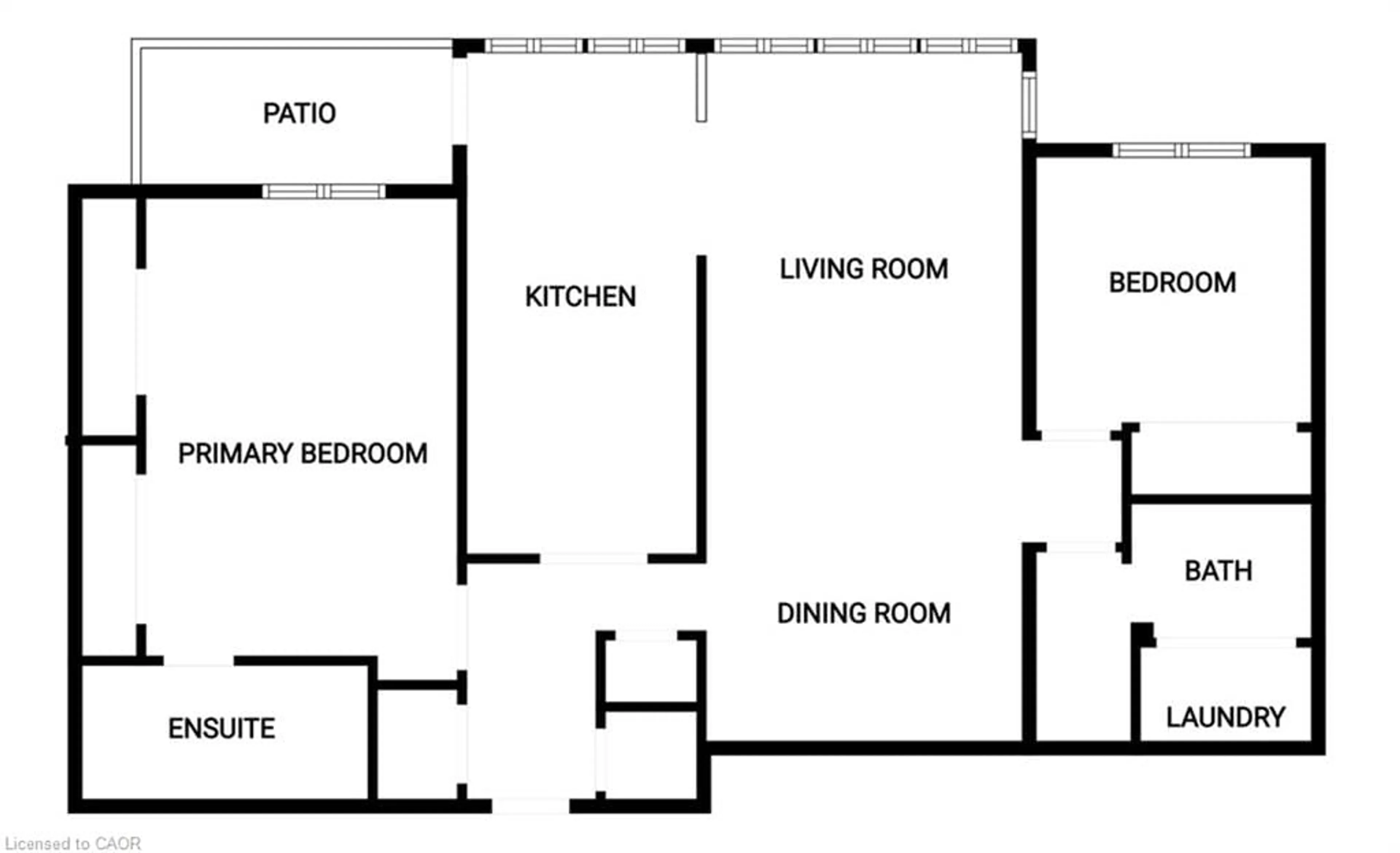Floor plan for 600 Silverbirch Blvd #102, Hamilton Ontario L0R 1W0