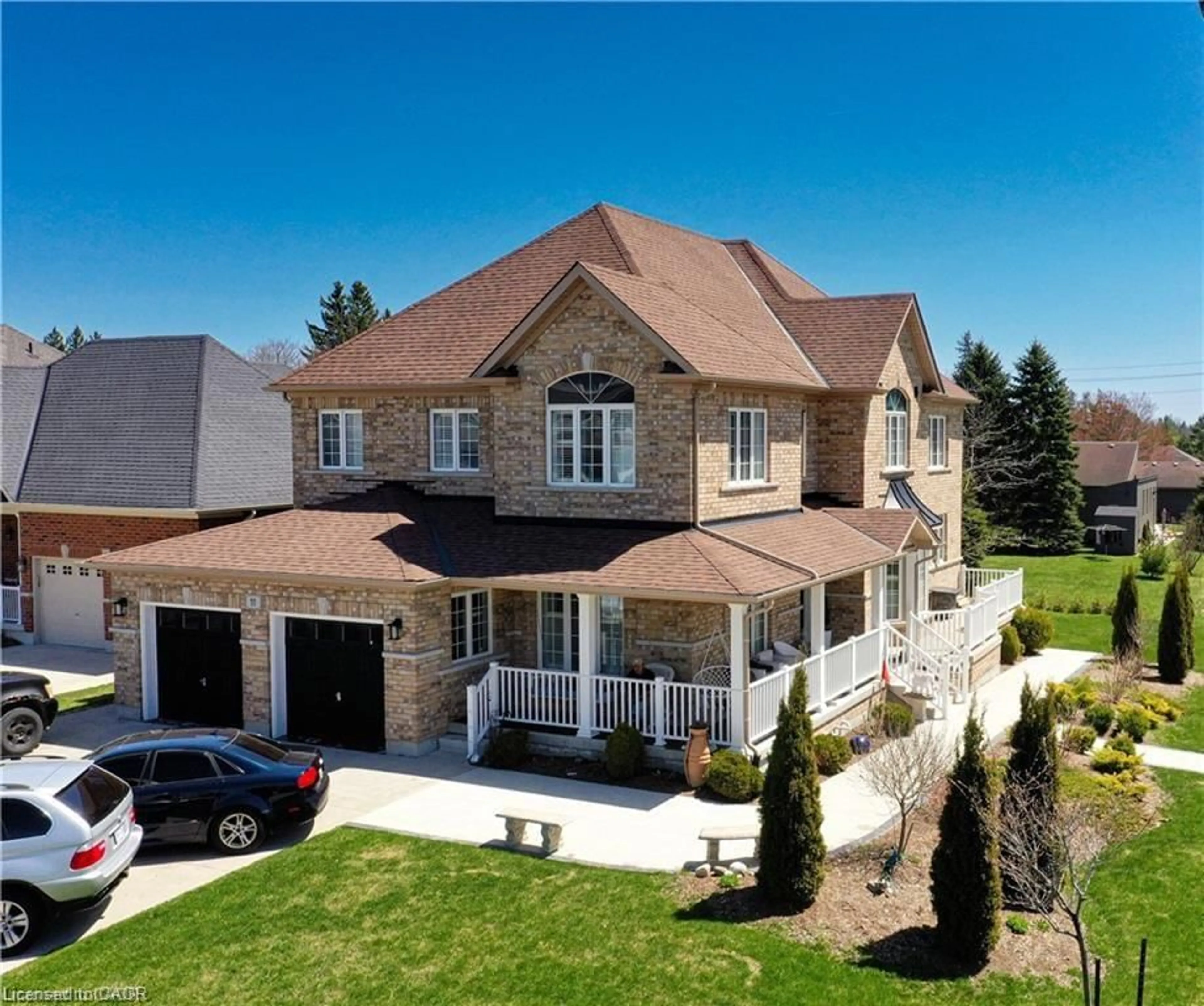 Home with brick exterior material, street for 11 Aitken Crt, Fergus Ontario N1M 0C8