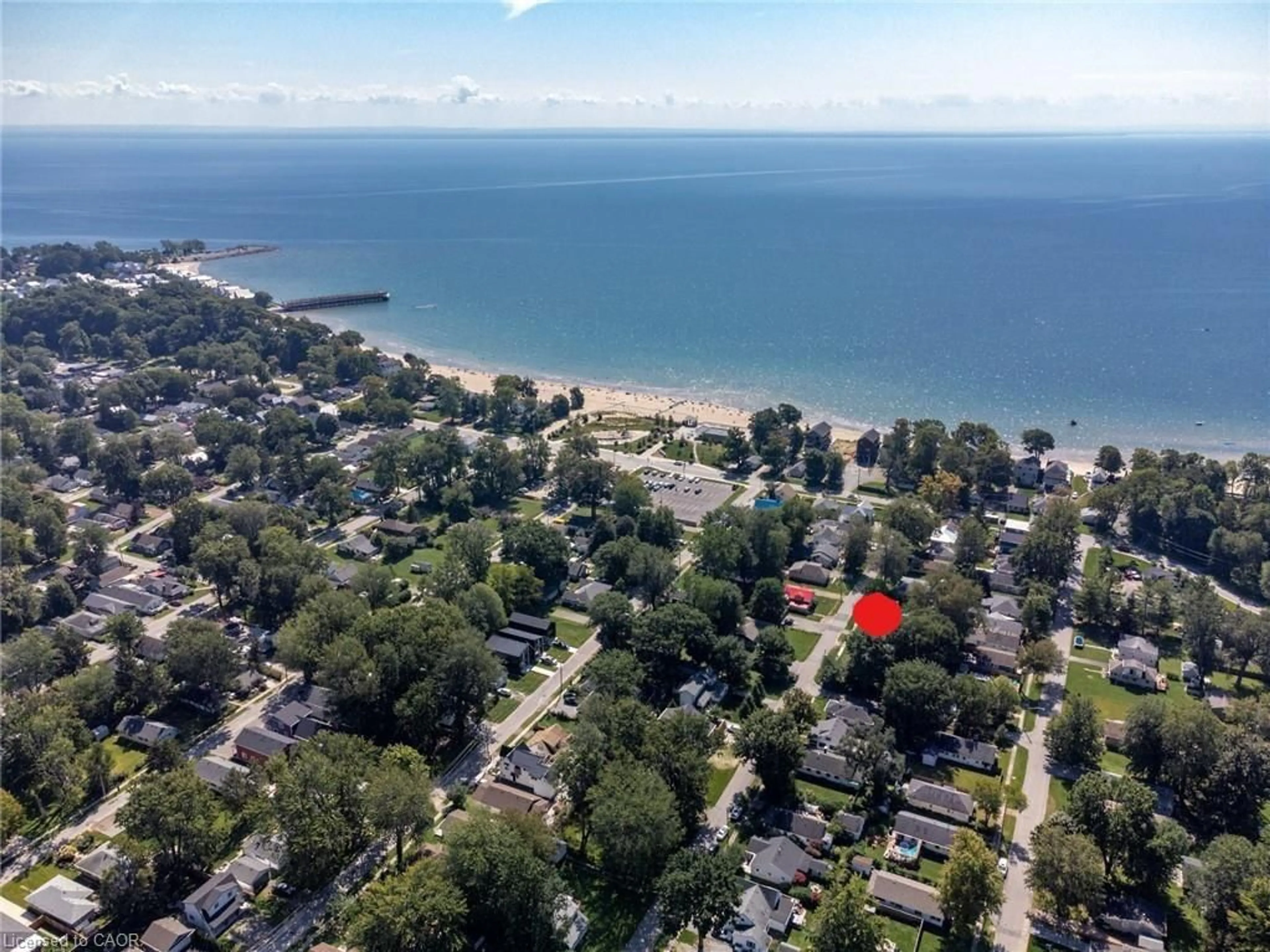 A pic from outside/outdoor area/front of a property/back of a property/a pic from drone, water/lake/river/ocean view for 389 Westwood Ave, Fort Erie Ontario L0S 1B0