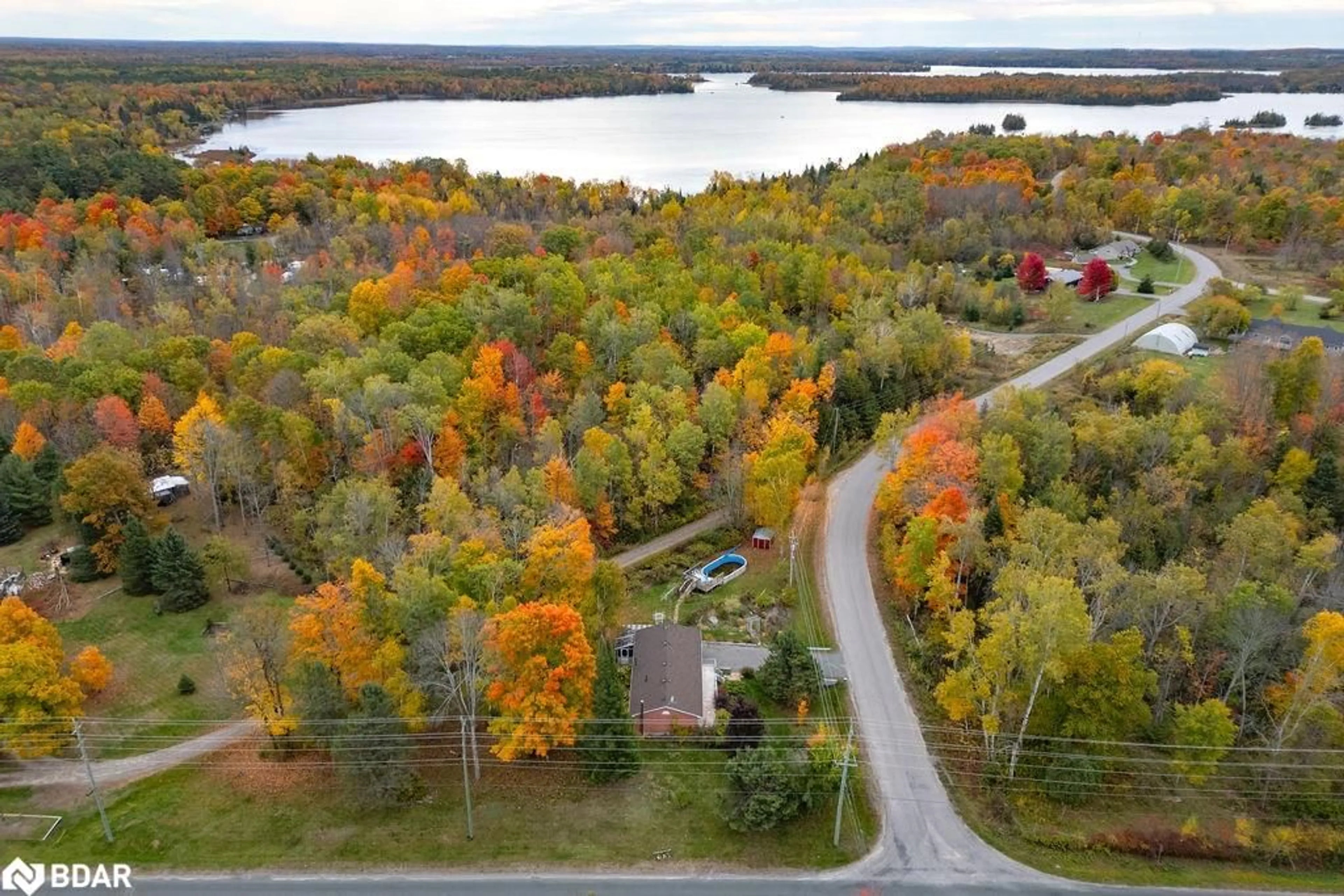 A pic from outside/outdoor area/front of a property/back of a property/a pic from drone, water/lake/river/ocean view for 15 Morningside Dr, Trent Hills Ontario K0L 1Z0