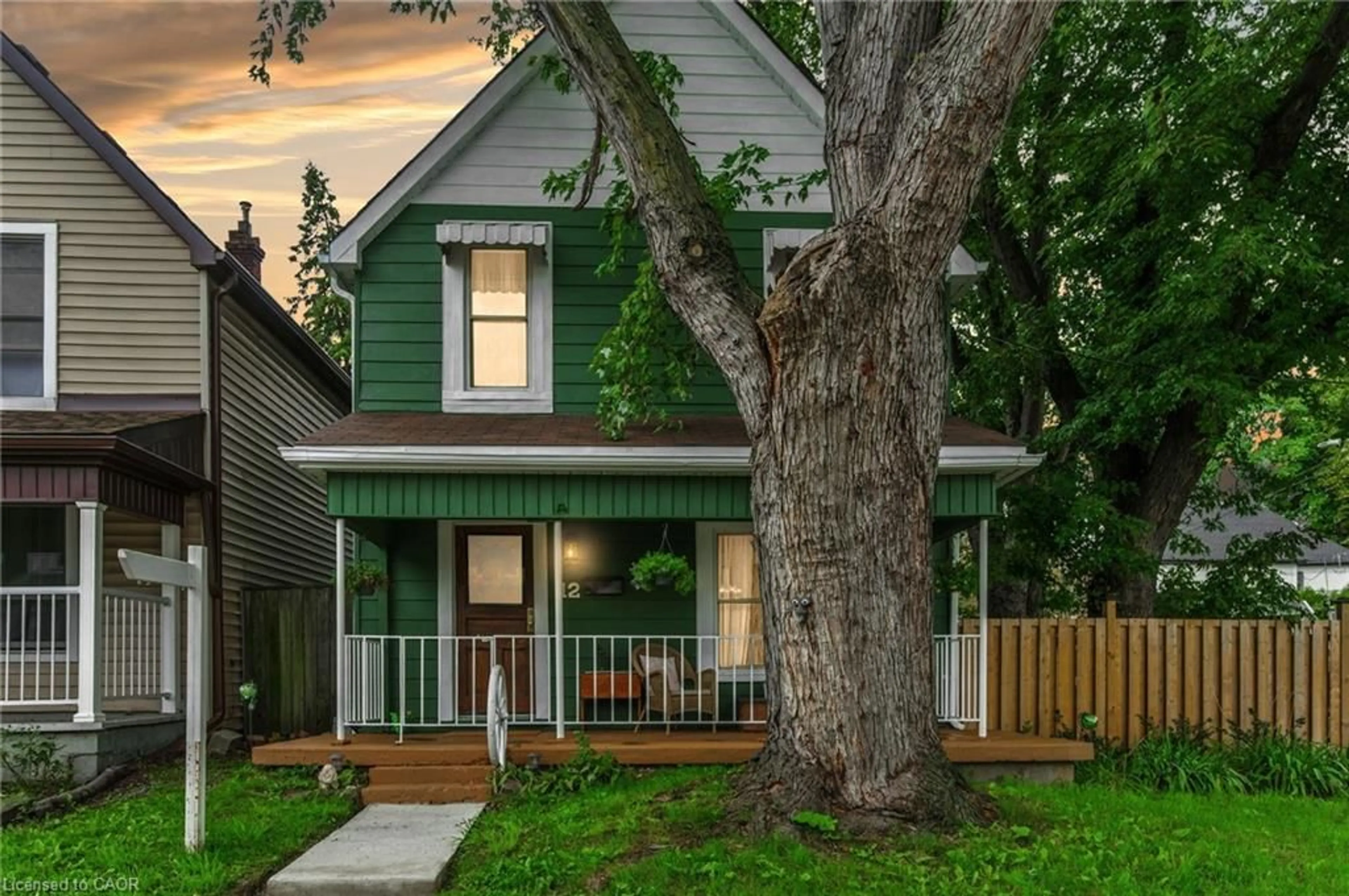 Home with vinyl exterior material, street for 12 Francis St, Hamilton Ontario L8L 3V1