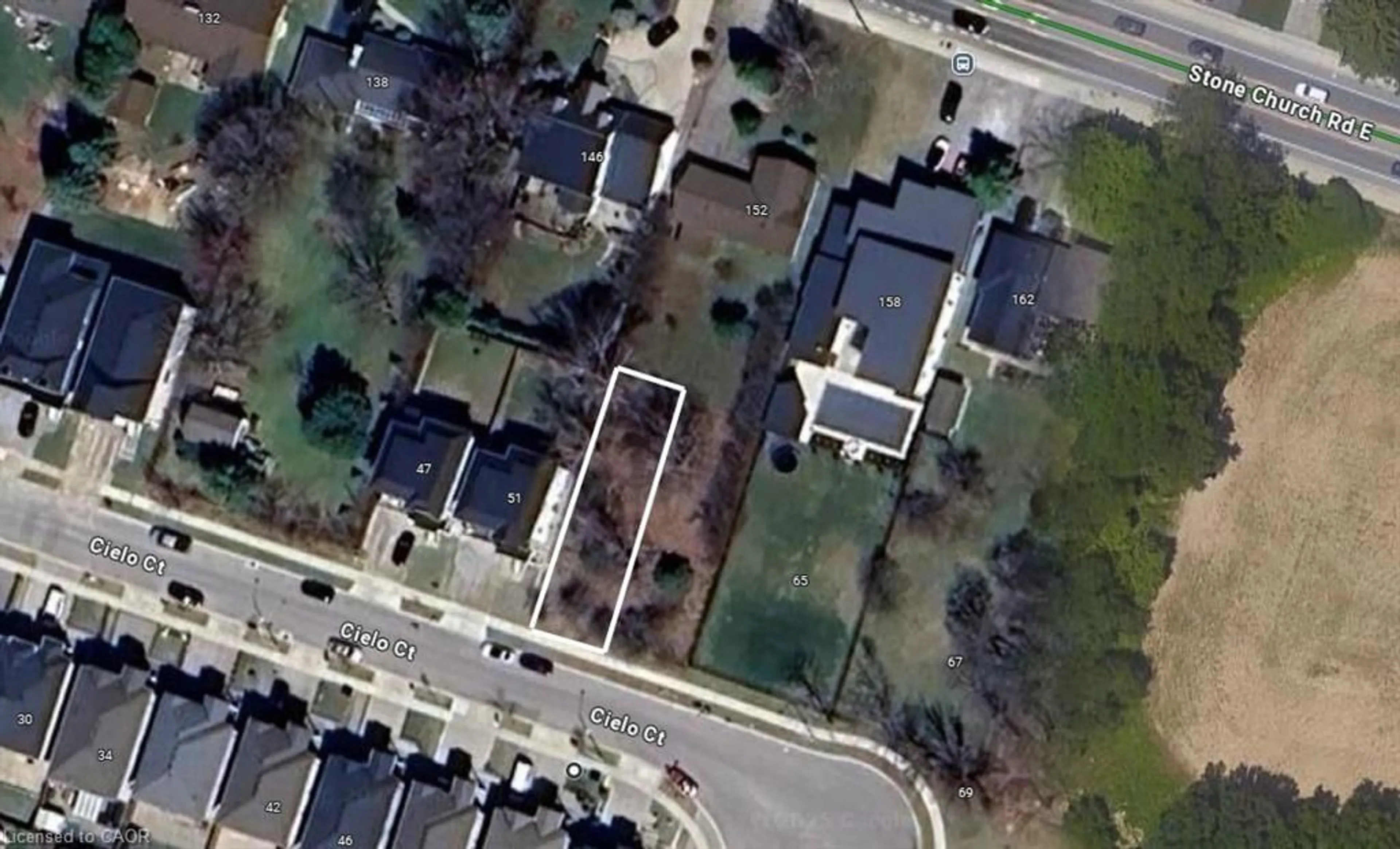 A pic from outside/outdoor area/front of a property/back of a property/a pic from drone, street for 55 Cielo Crt, Hamilton Ontario L9B 0J1