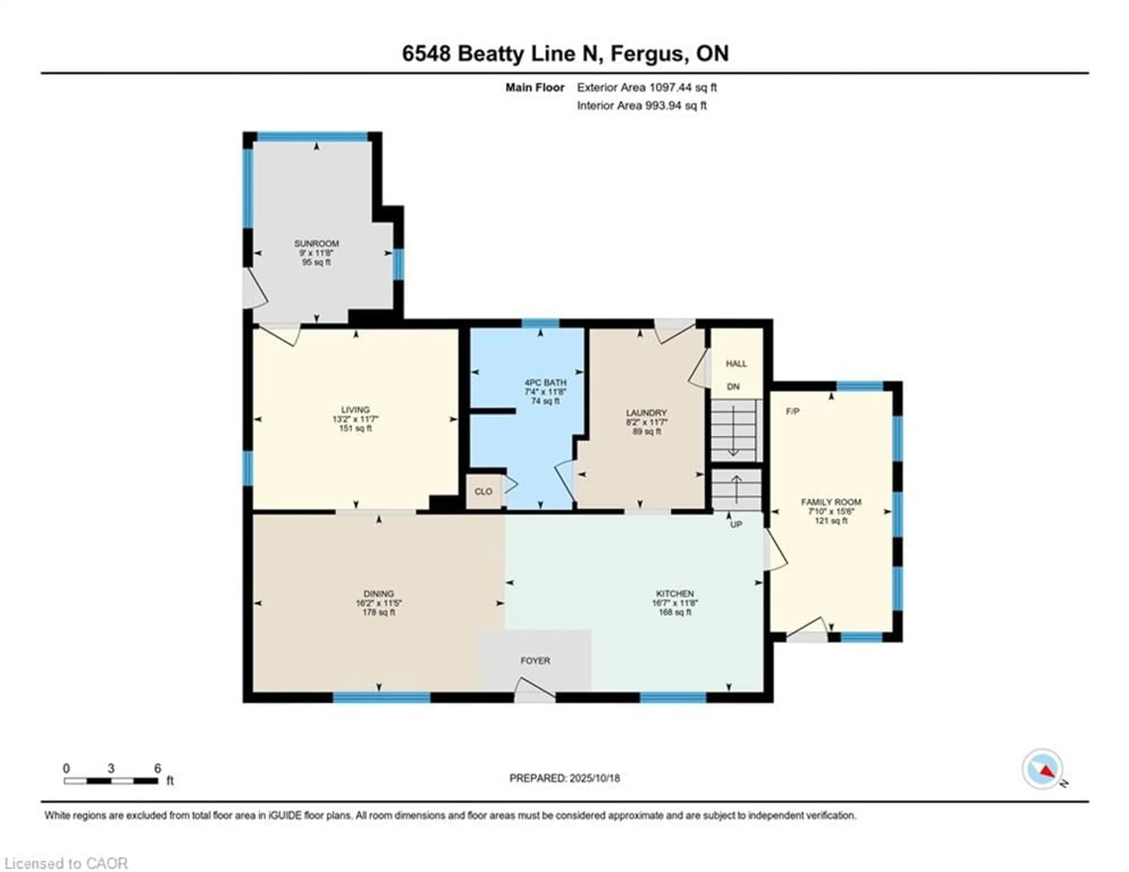 Floor plan for 6548 Beatty Line N, Fergus Ontario N1M 2W3