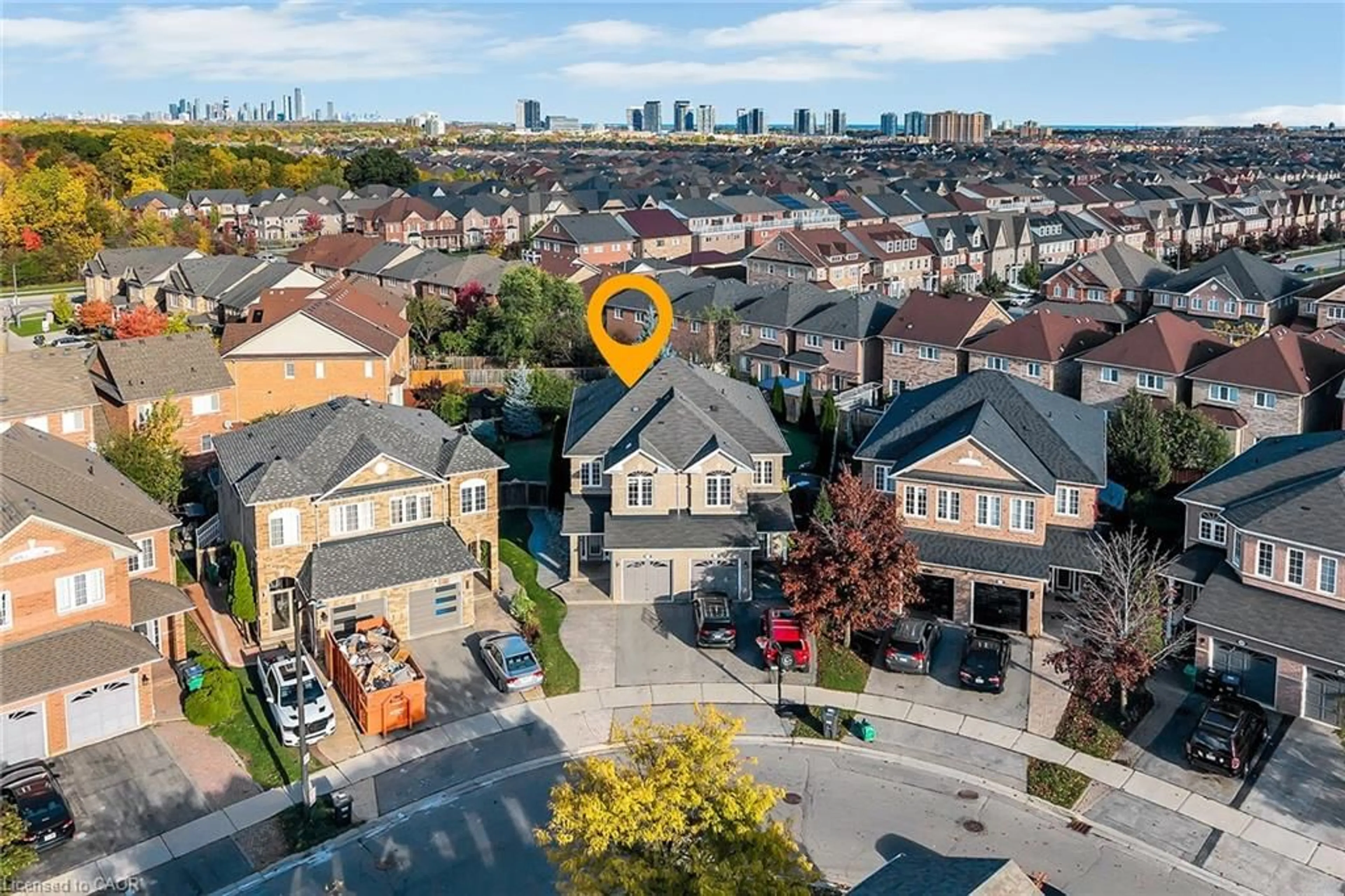 A pic from outside/outdoor area/front of a property/back of a property/a pic from drone, street for 3438 Fountain Park Ave, Mississauga Ontario L5M 7E3