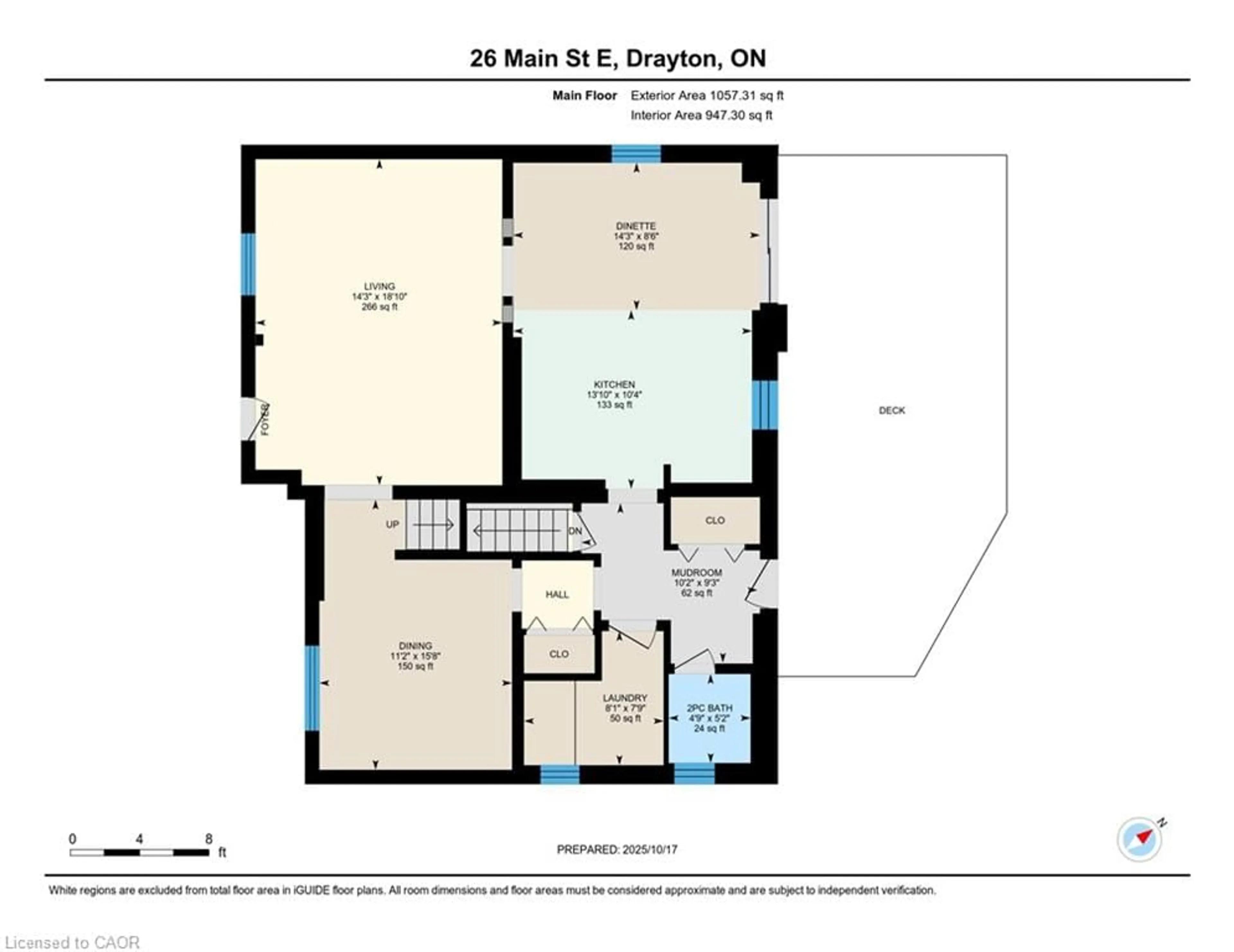 Floor plan for 26 Main St, Drayton Ontario N0G 1P0