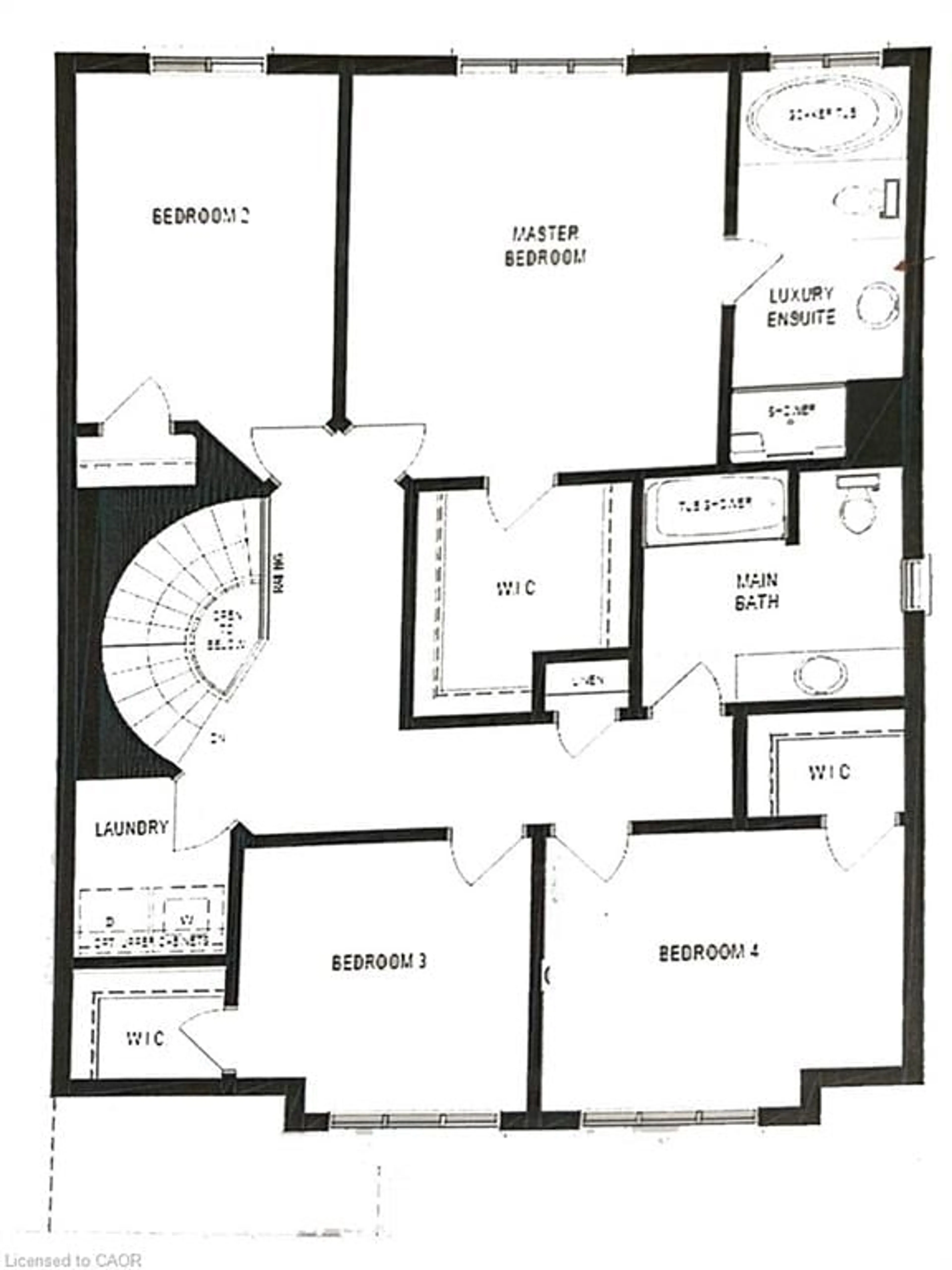 Floor plan for 474 Blackburn Dr, Brantford Ontario M3T 0T1