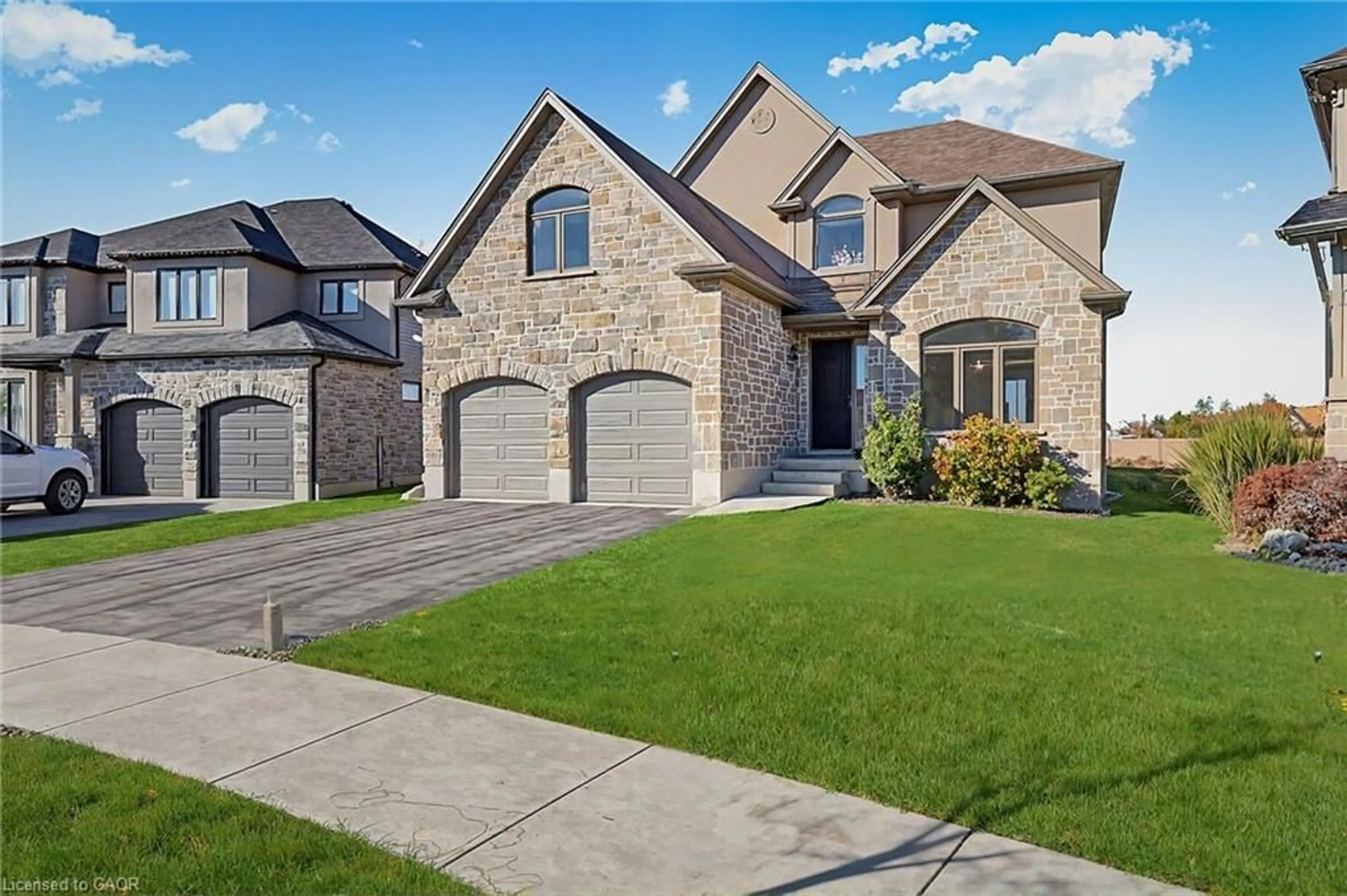 Home with brick exterior material, street for 47 Burton St, Innerkip Ontario N0J 1M0