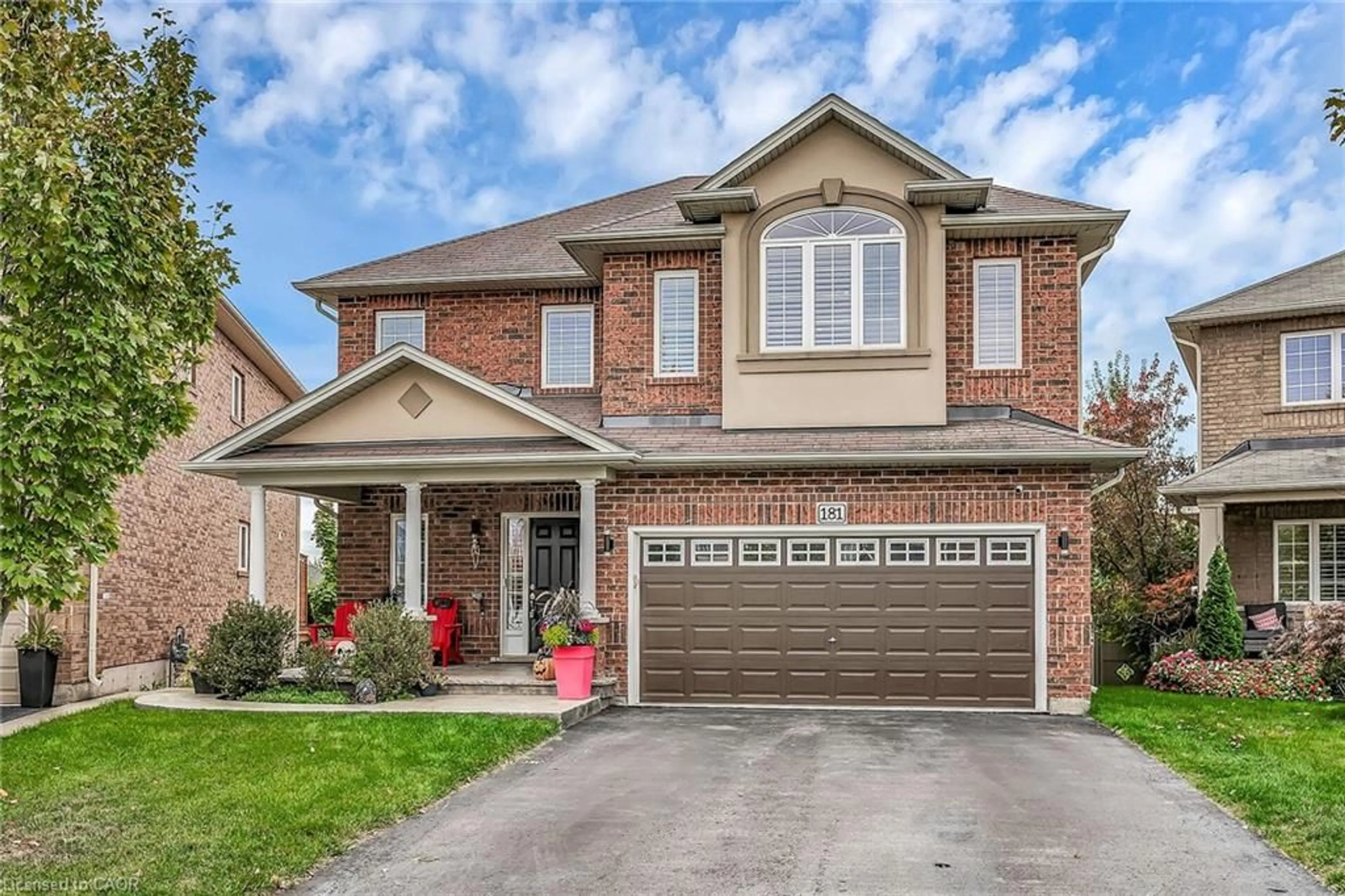 Home with brick exterior material, street for 181 Springview Dr, Waterdown Ontario L8B 0V9