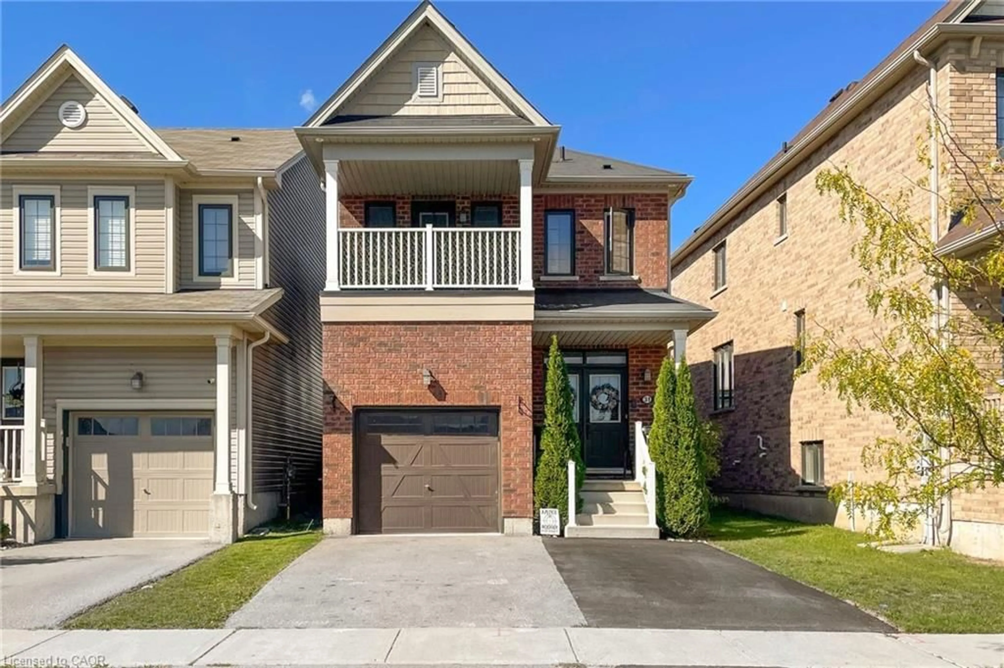 Home with brick exterior material, street for 31 Galloway Ave, Caledonia Ontario N3W 0B5