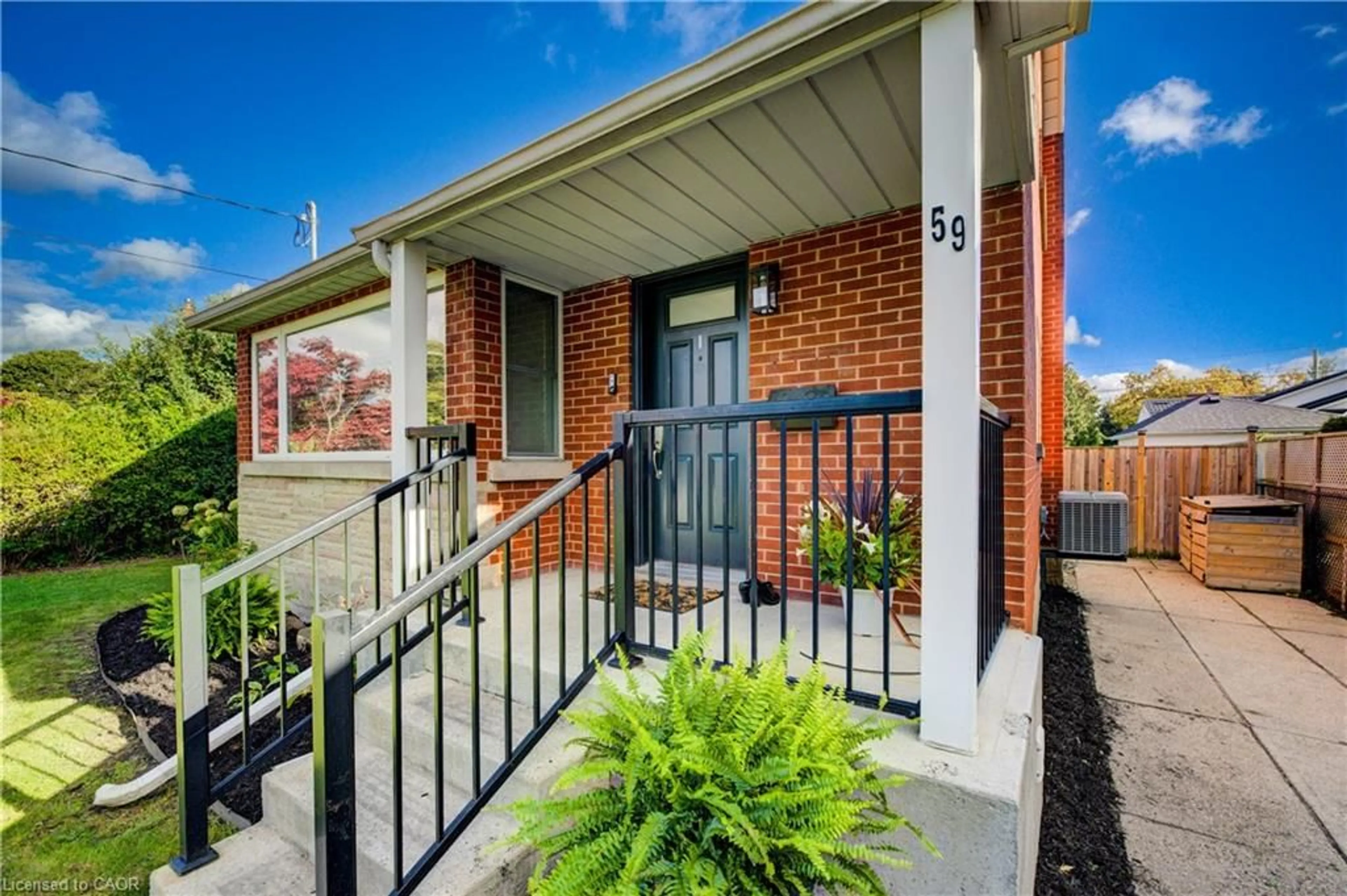 Home with brick exterior material, street for 59 Edinburgh Rd, Kitchener Ontario N2B 1M4