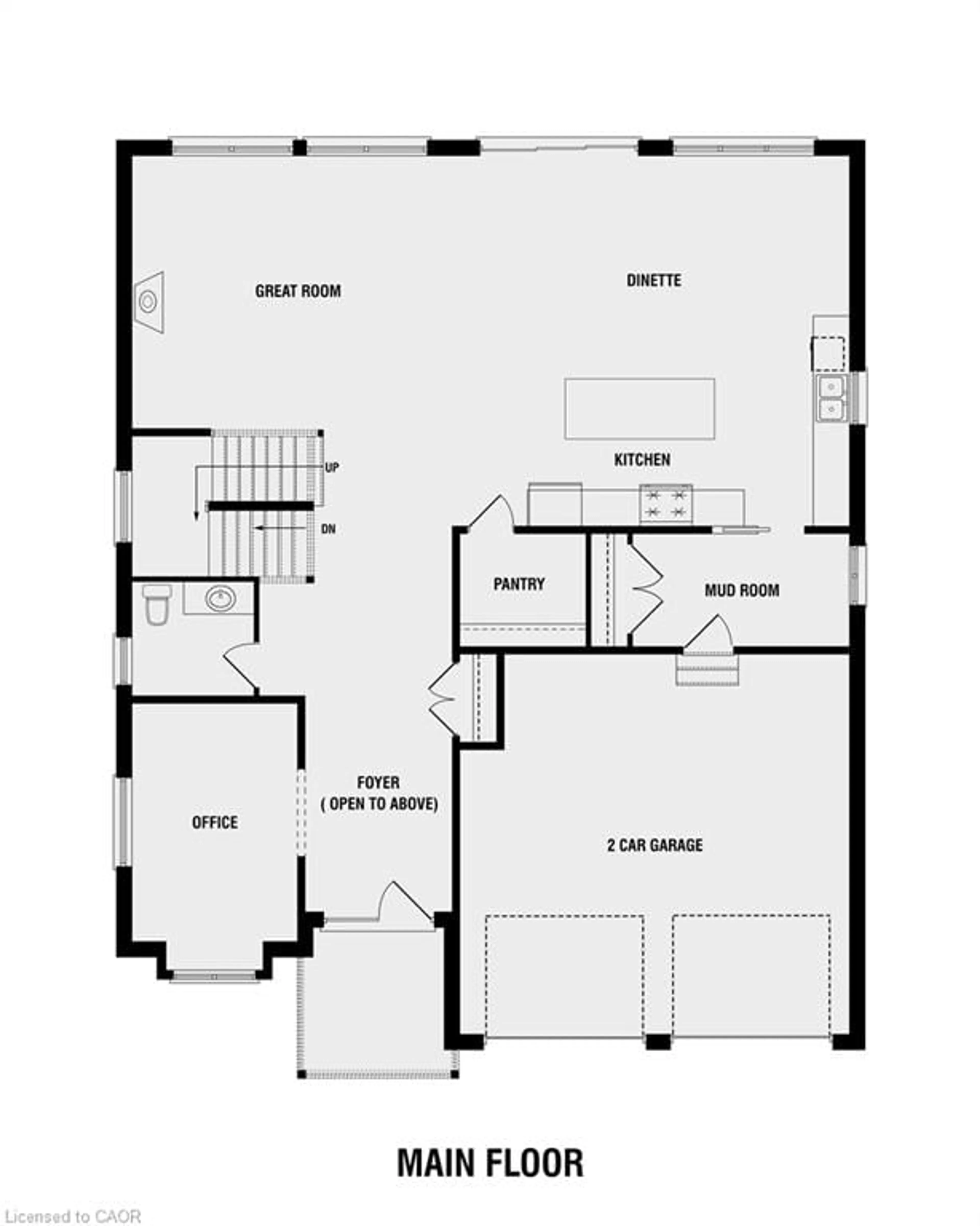 Floor plan for 176B Woolwich St, Kitchener Ontario N2K 1S6