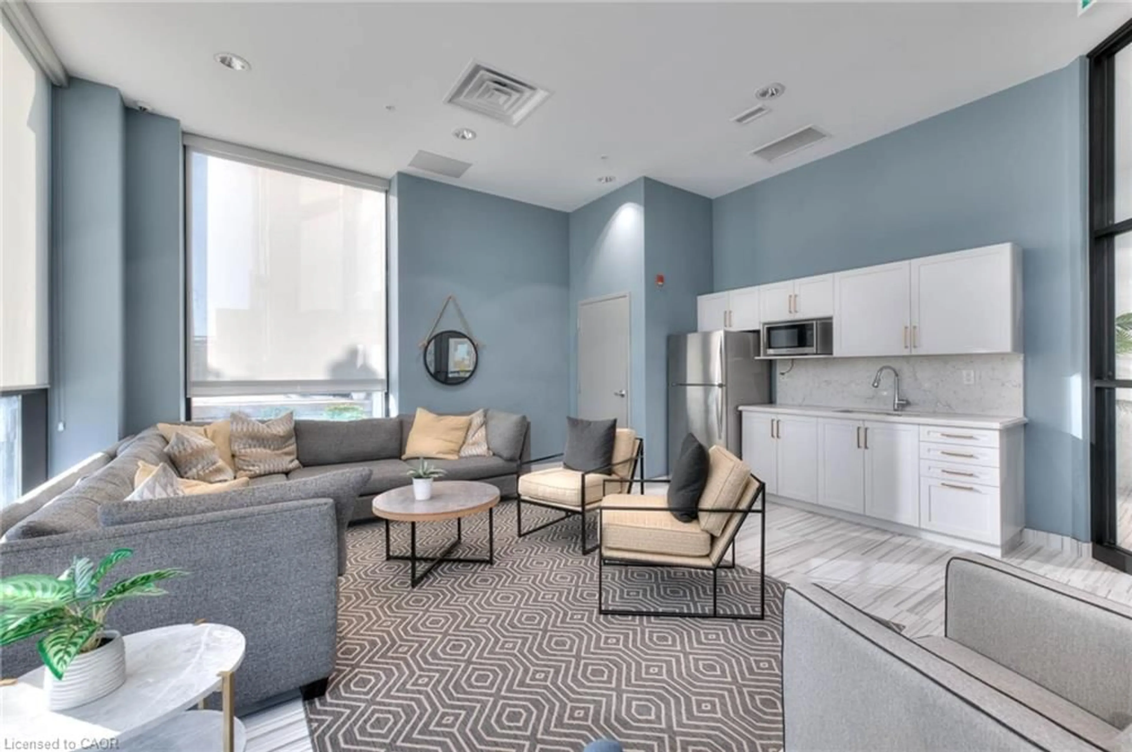 Living room with furniture, unknown for 195 Commonwealth St #210, Kitchener Ontario N2E 0H5