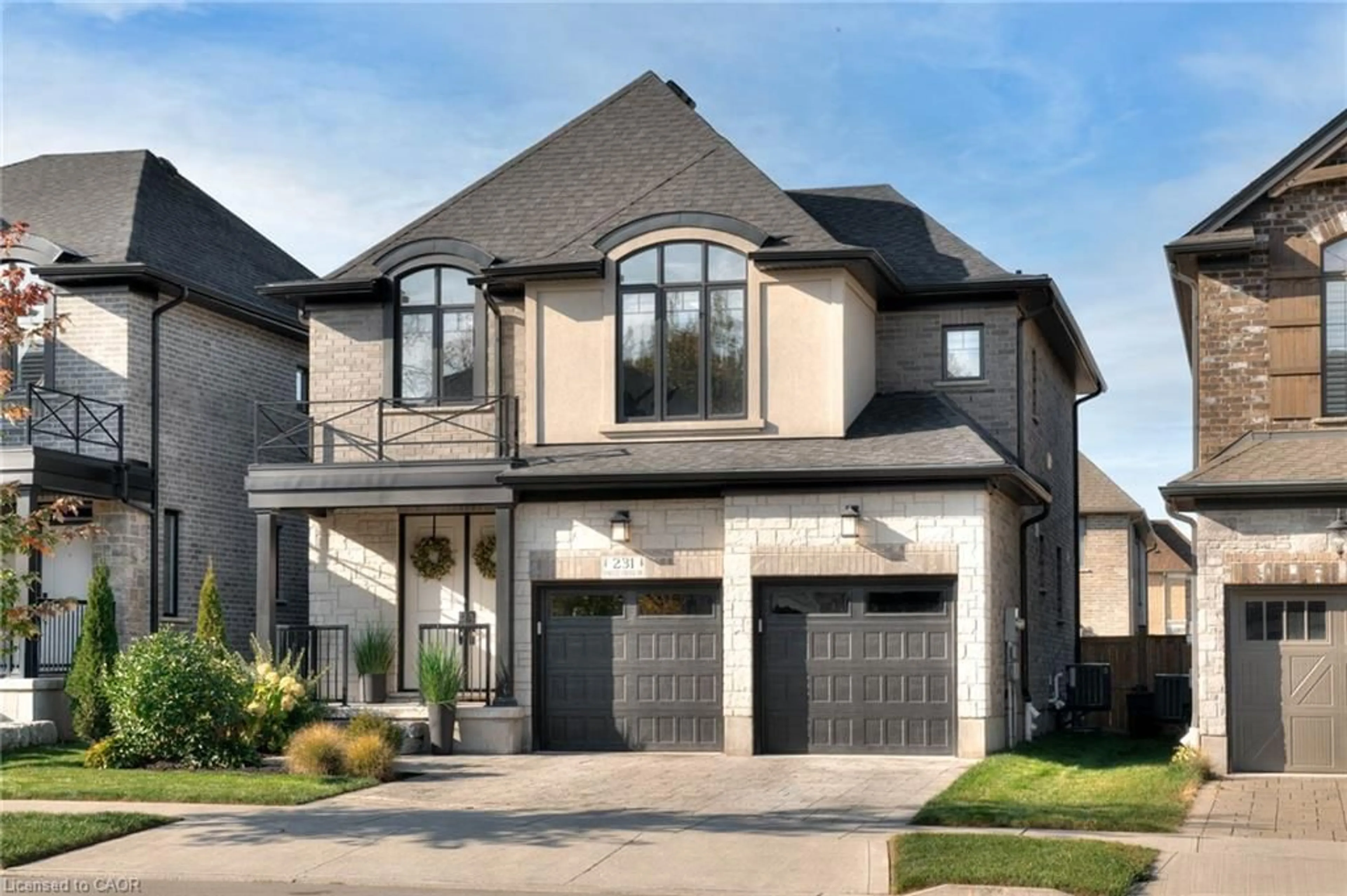 Home with brick exterior material, street for 231 Forest Creek Dr, Kitchener Ontario N2R 0M2