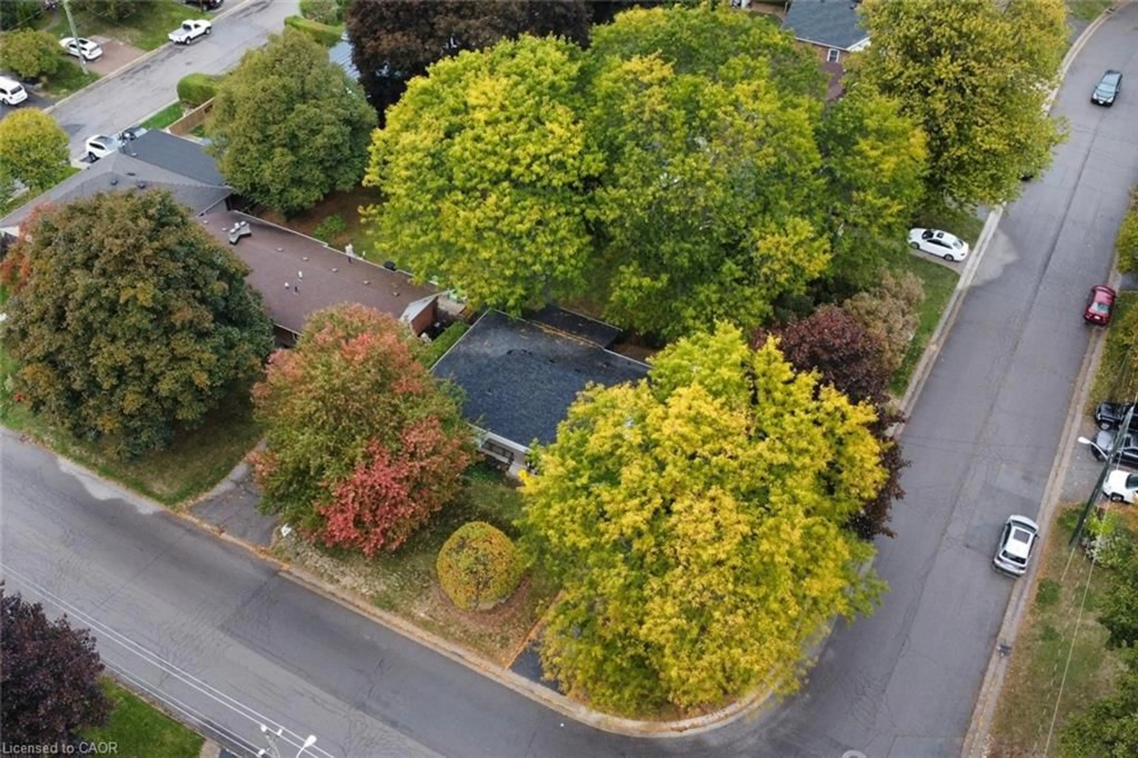 A pic from outside/outdoor area/front of a property/back of a property/a pic from drone, forest/trees view for 32 Grant Blvd, Hamilton Ontario L9H 4L7