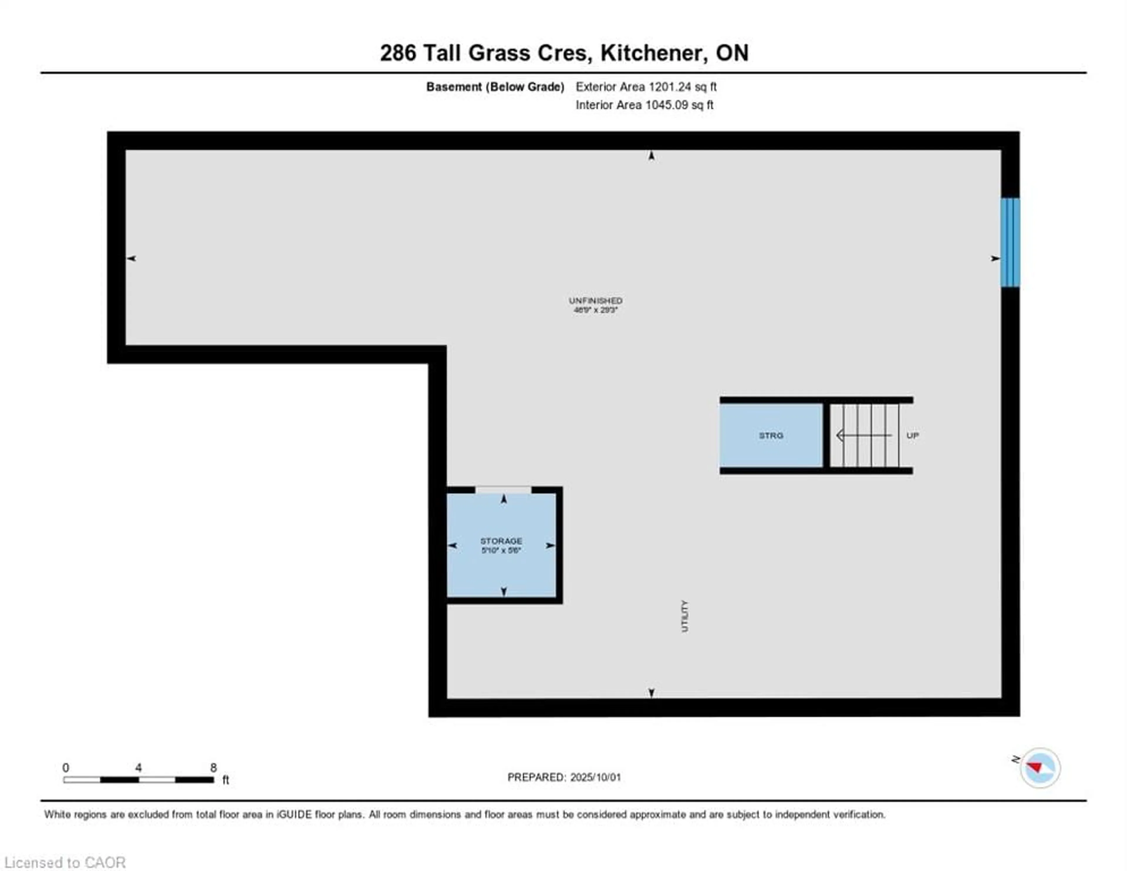 Floor plan for 286 Tall Grass Cres, Kitchener Ontario N2P 2N3